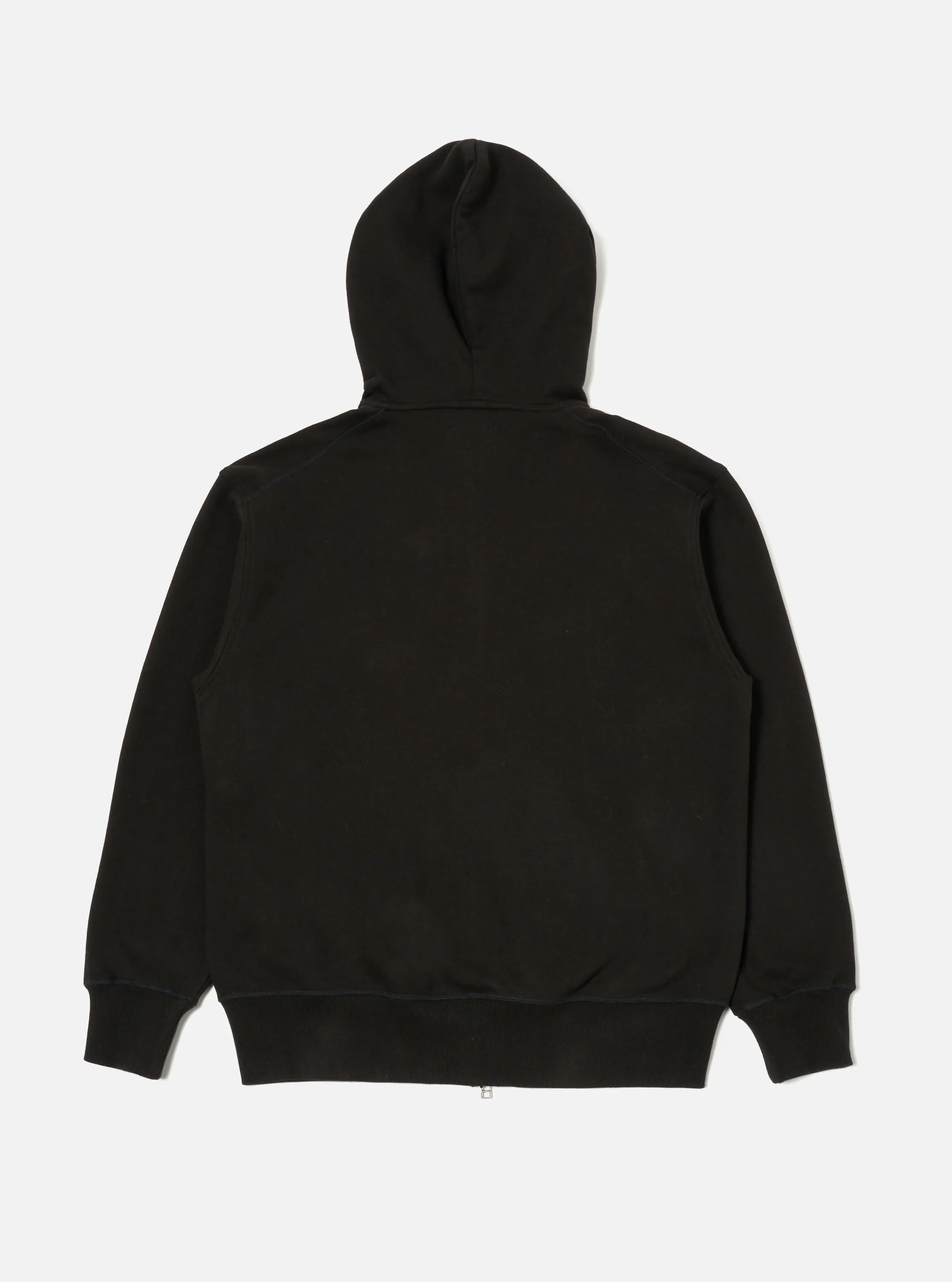Black Brush Back Sweat New York Hoody sold by Universal Works product image thumbnail 5