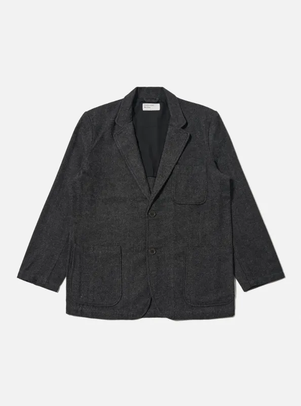 Grey Anders Wool Upcycled Two Button Jacket sold by Universal Works