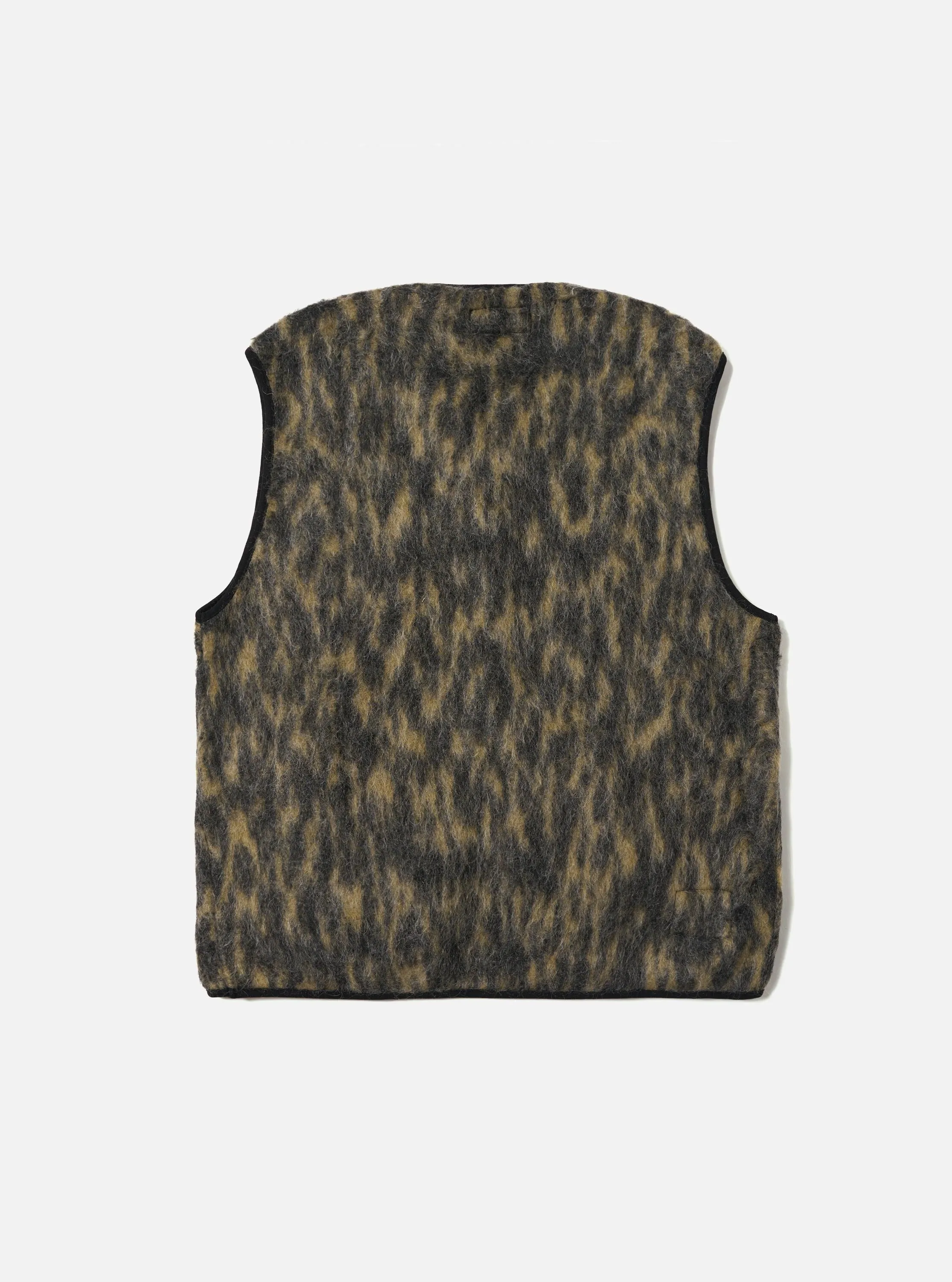 Charcoal Dolce Fleece Zip Gilet sold by Universal Works product image thumbnail 5