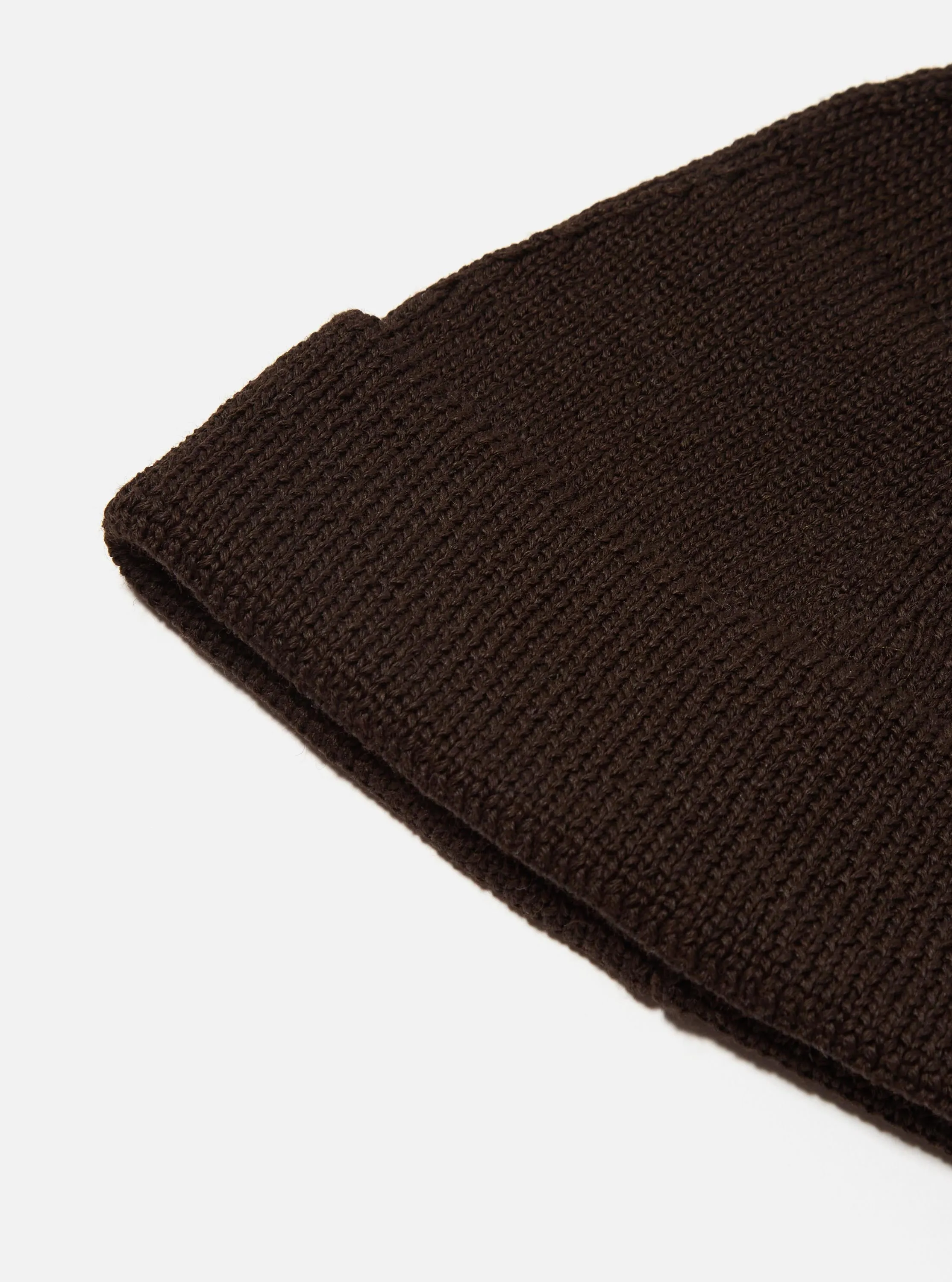 Brown Merino Knit Watch Cap sold by Universal Works product image thumbnail 3