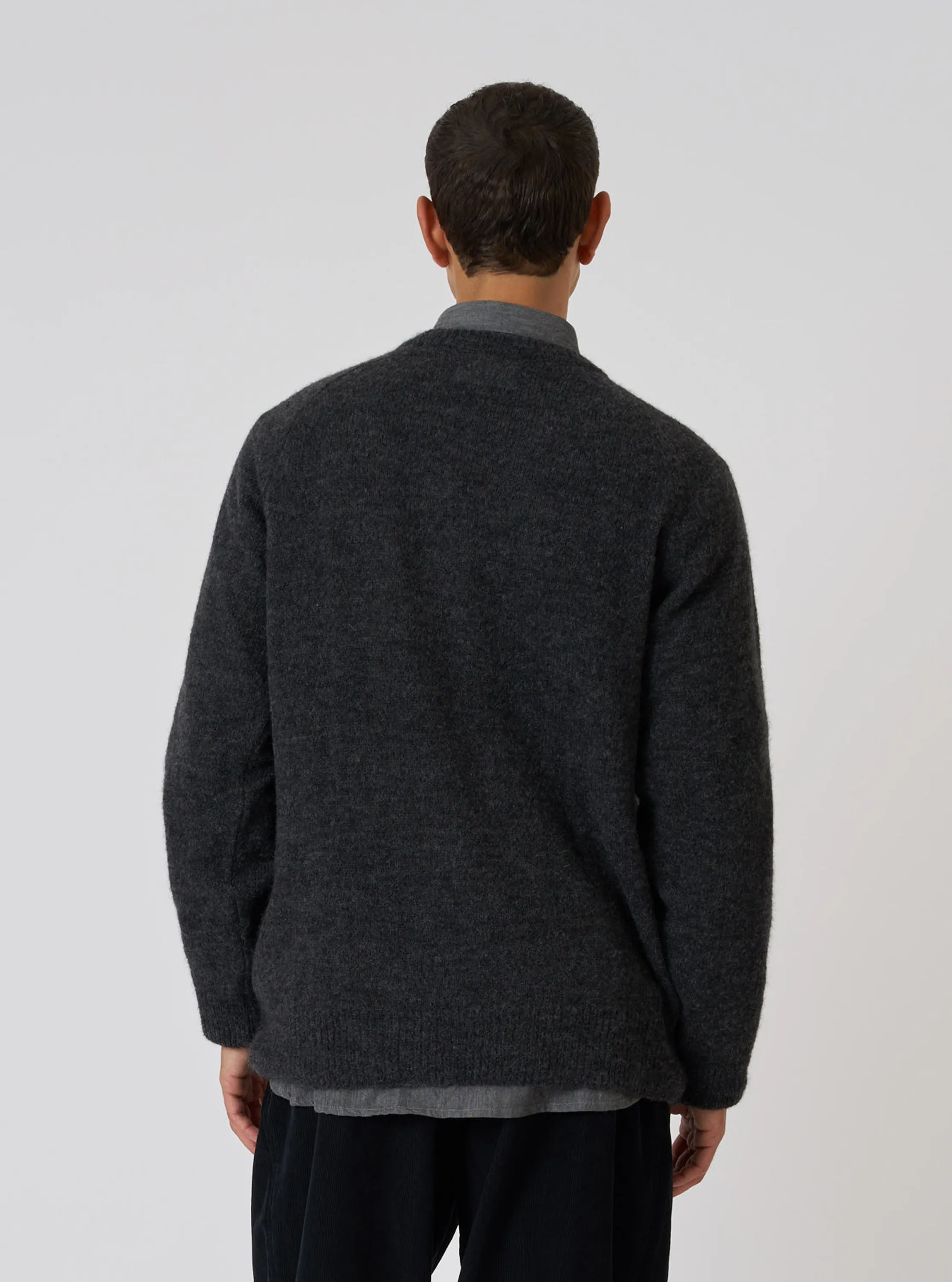 Charcoal Alpaca Knit Lyon Crew sold by Universal Works product image thumbnail 3