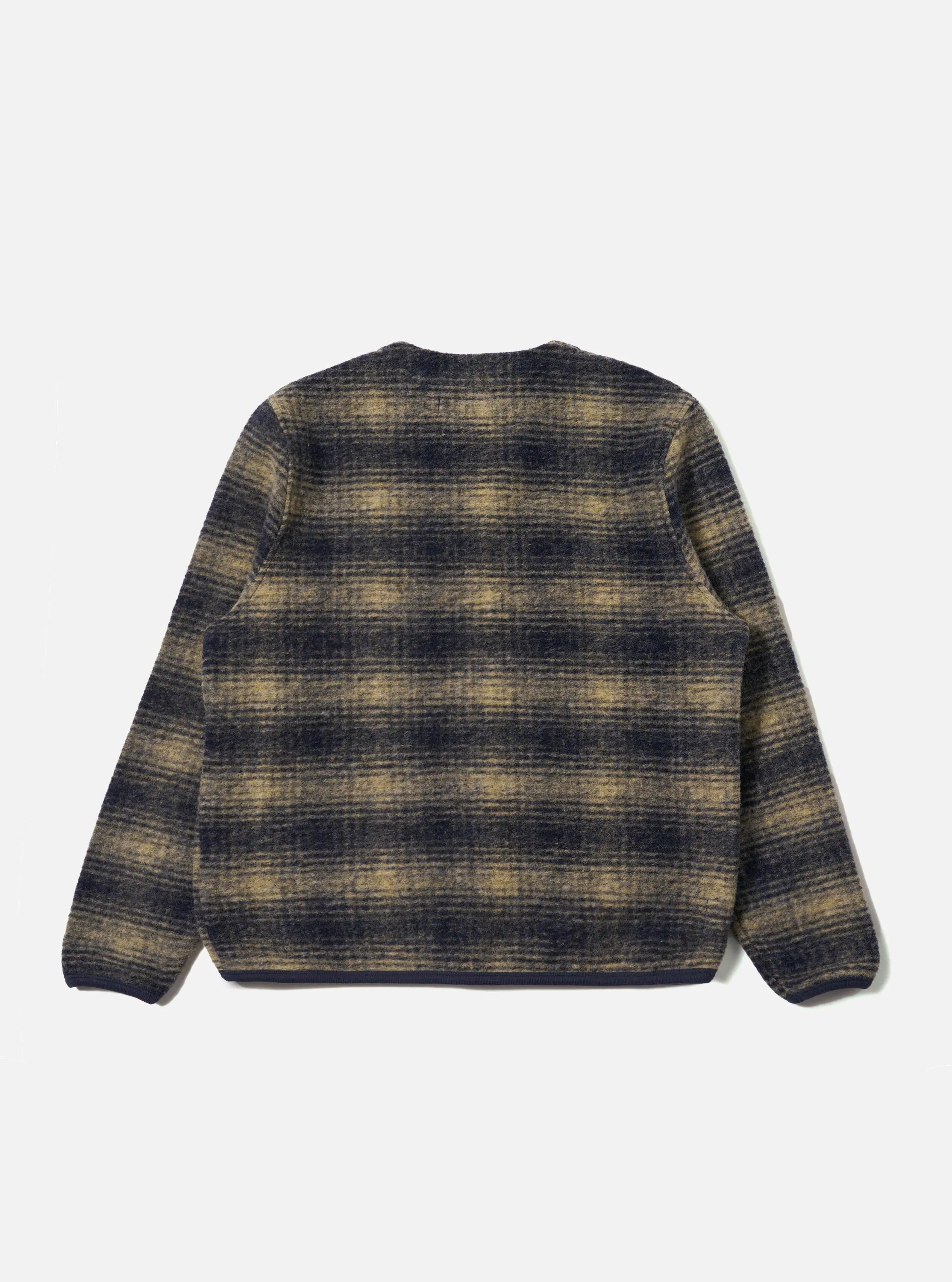 Navy Uist Fleece Cardigan sold by Universal Works product image thumbnail 5