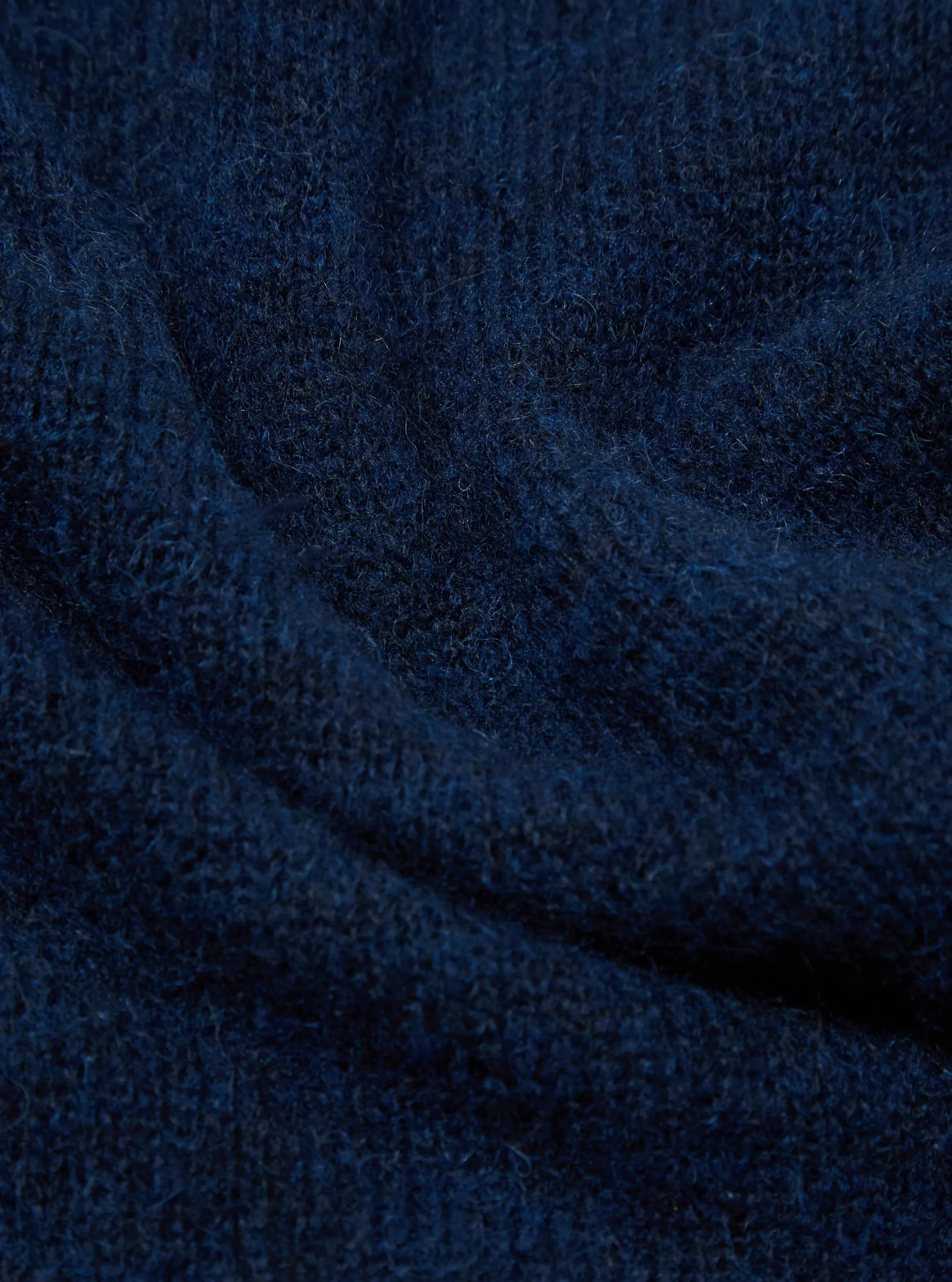 Navy Alpaca Knit Lyon Crew sold by Universal Works product image thumbnail 4