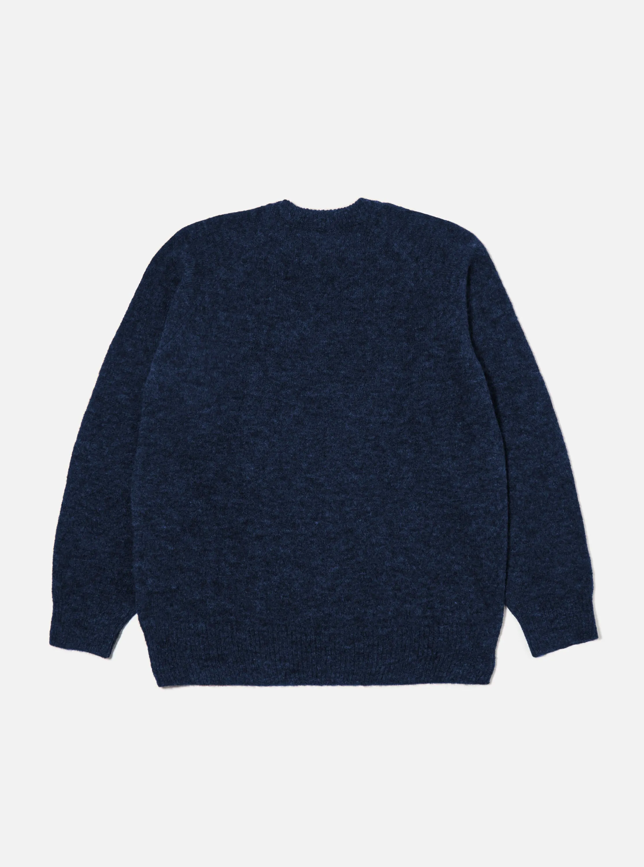 Navy Alpaca Knit Lyon Crew sold by Universal Works product image thumbnail 5