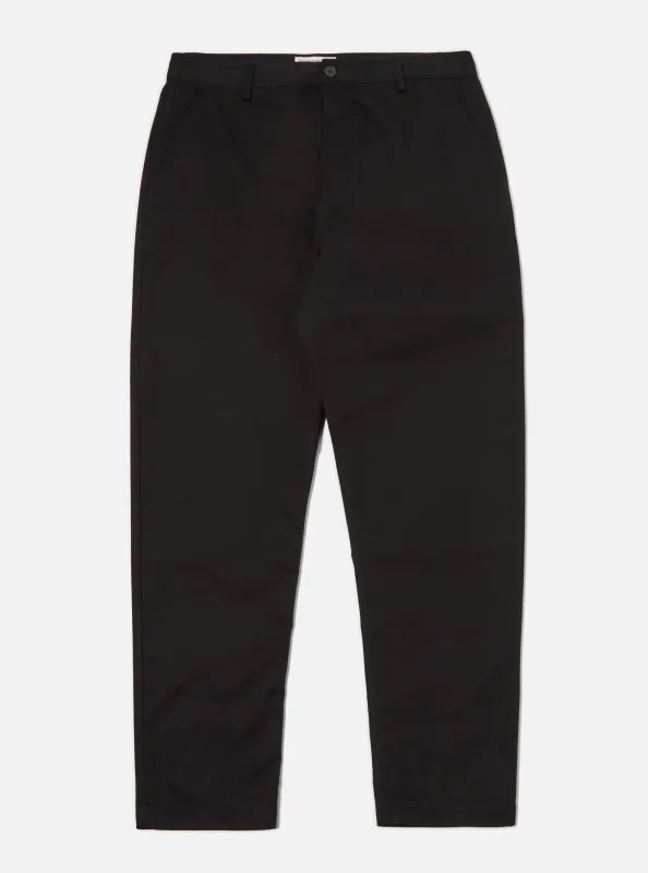 Black Brushed Polytech Military Chino sold by Universal Works
