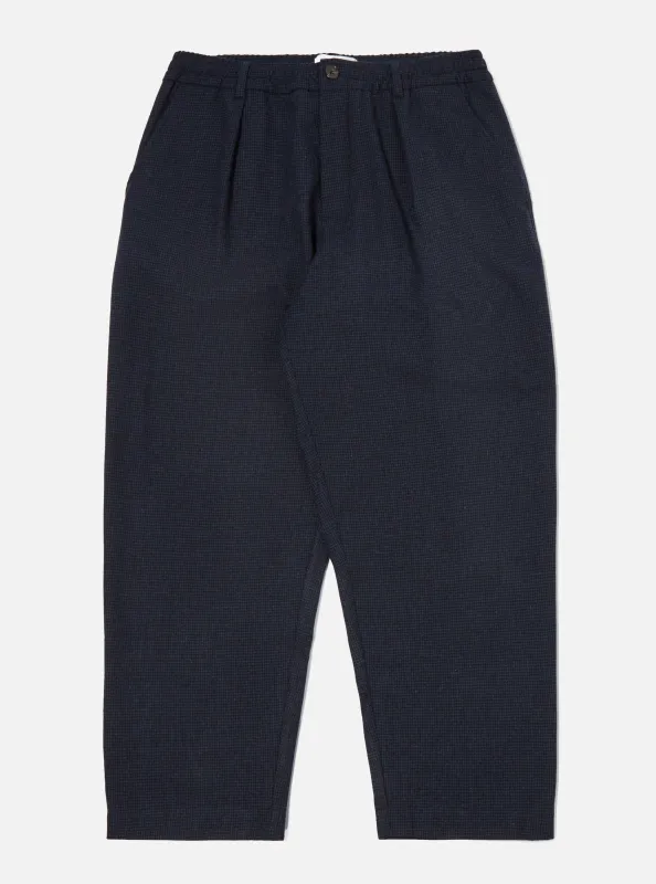 Navy Brushed Bari Oxford Pant sold by Universal Works