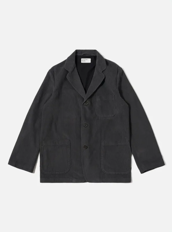 Charcoal Cord Three Button Jacket sold by Universal Works
