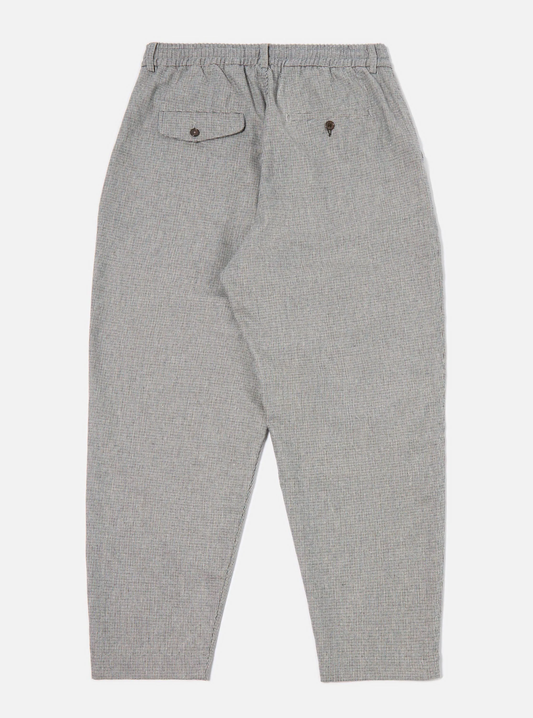 Grey Leon Tweed Pleated Track Pant sold by Universal Works product image thumbnail 4