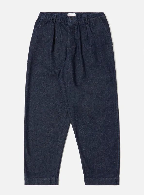 Indigo Future Denim Oxford Pant sold by Universal Works