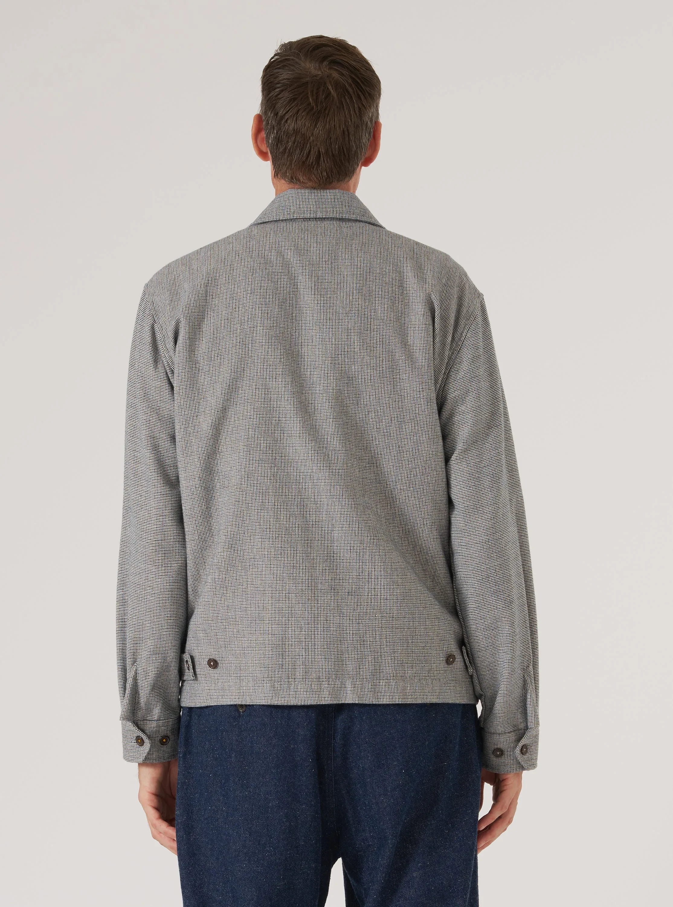 Grey Leon Tweed Windcheater sold by Universal Works product image thumbnail 3