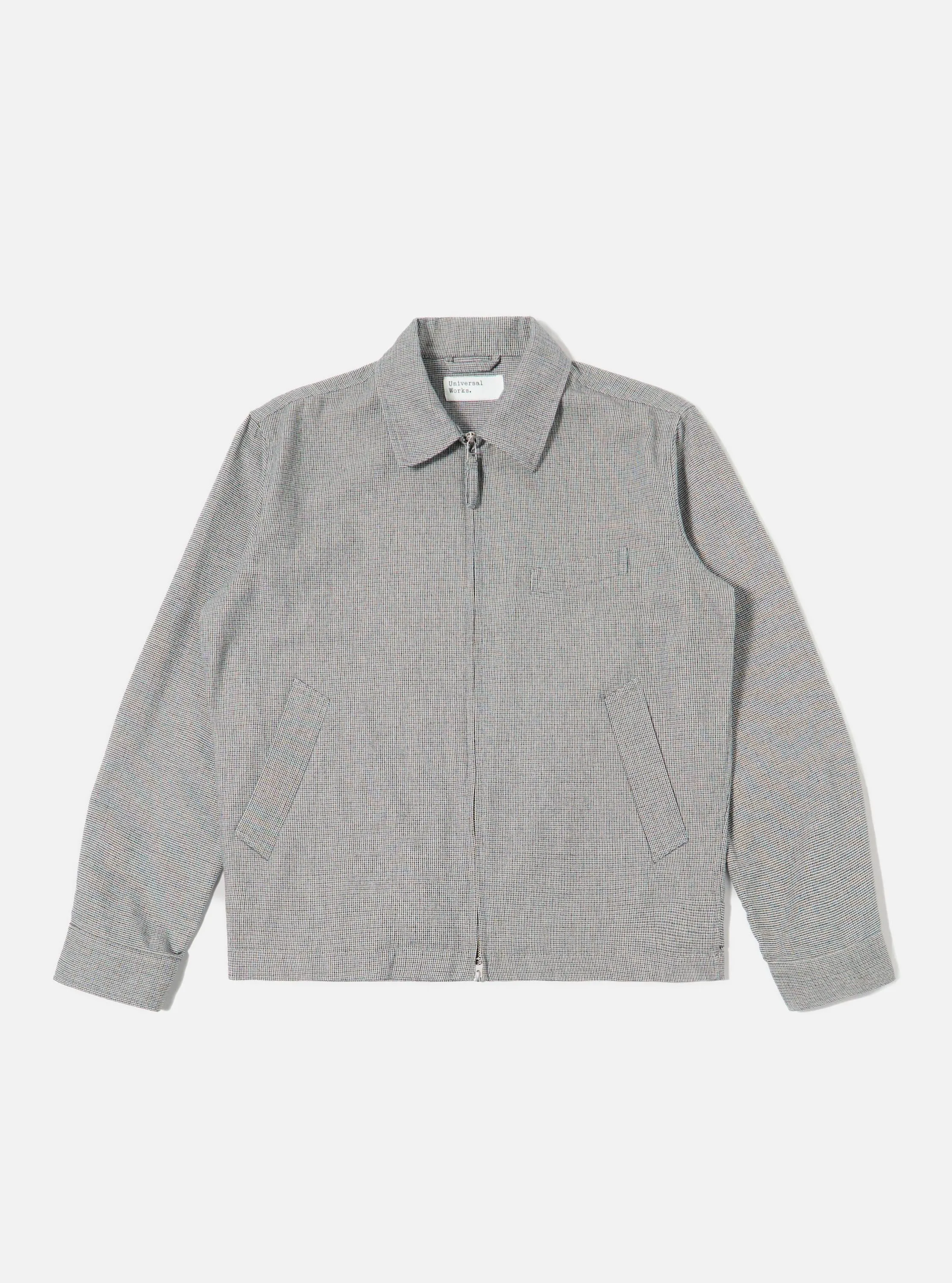Grey Leon Tweed Windcheater sold by Universal Works