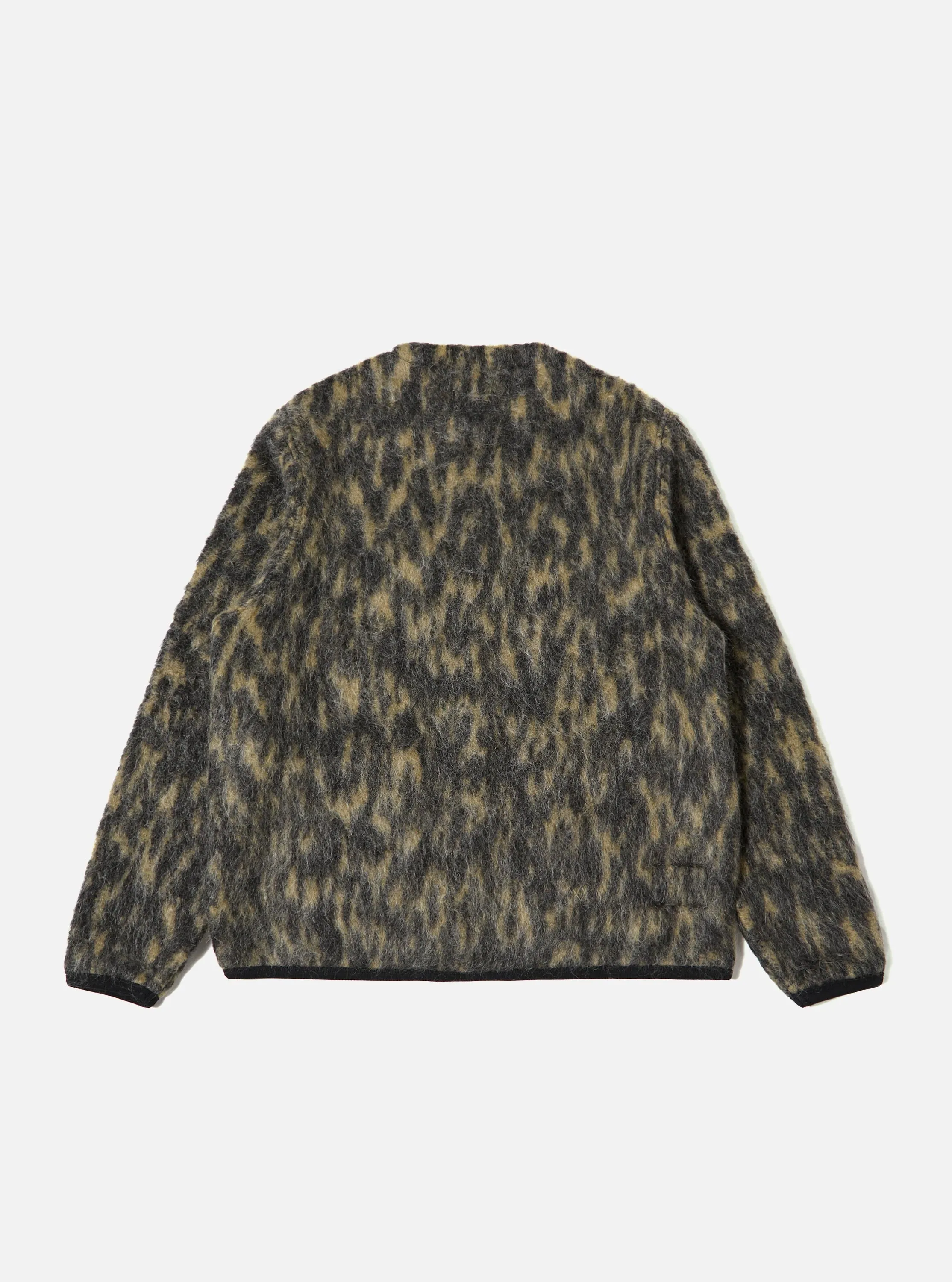 Charcoal Dolce Fleece Cardigan sold by Universal Works product image thumbnail 5