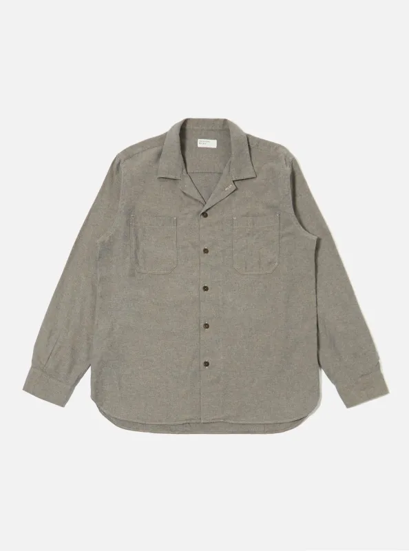 Brown Brushed Flannel Work Shirt sold by Universal Works