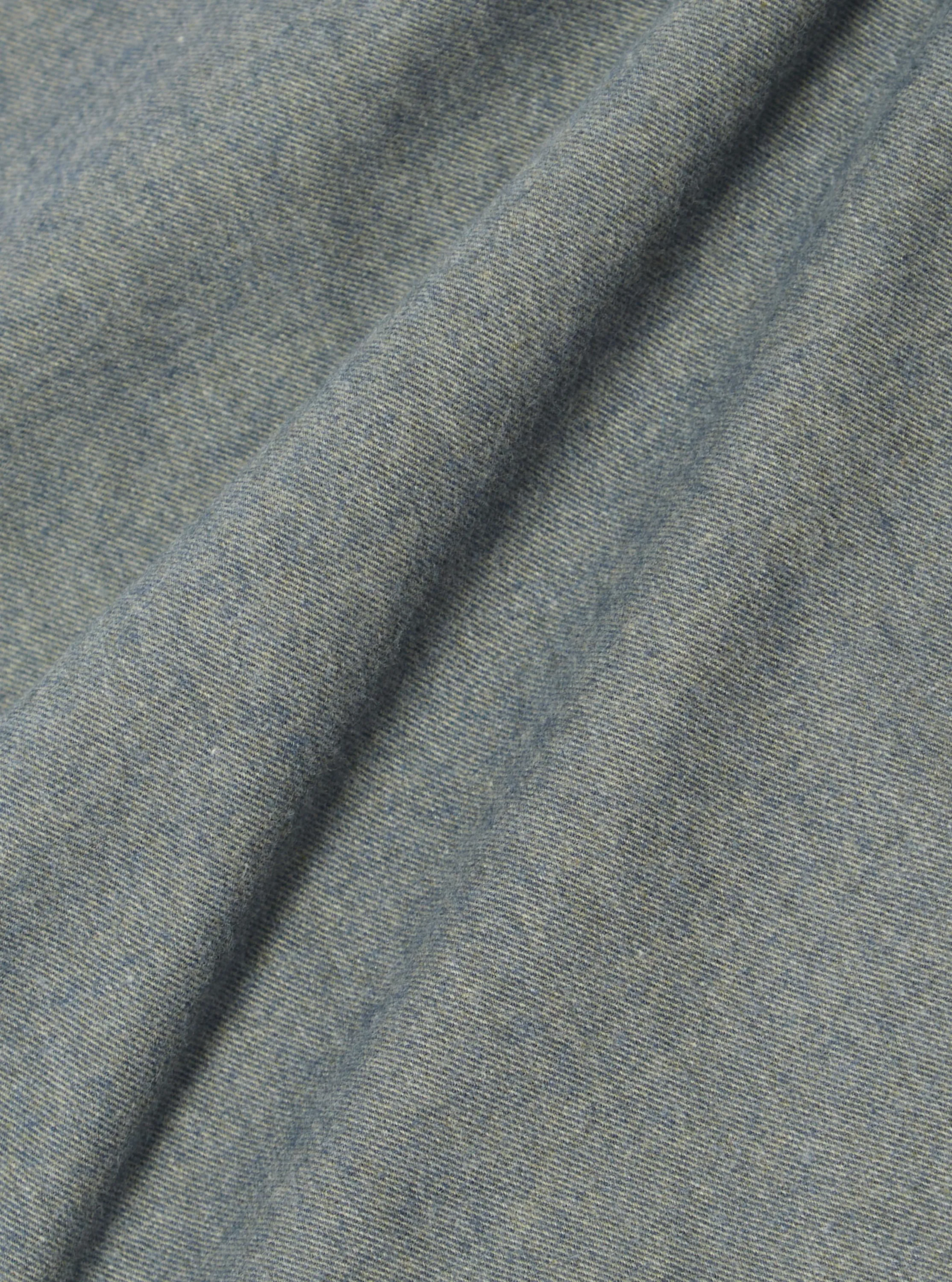 Navy Brushed Flannel Work Shirt sold by Universal Works product image thumbnail 4