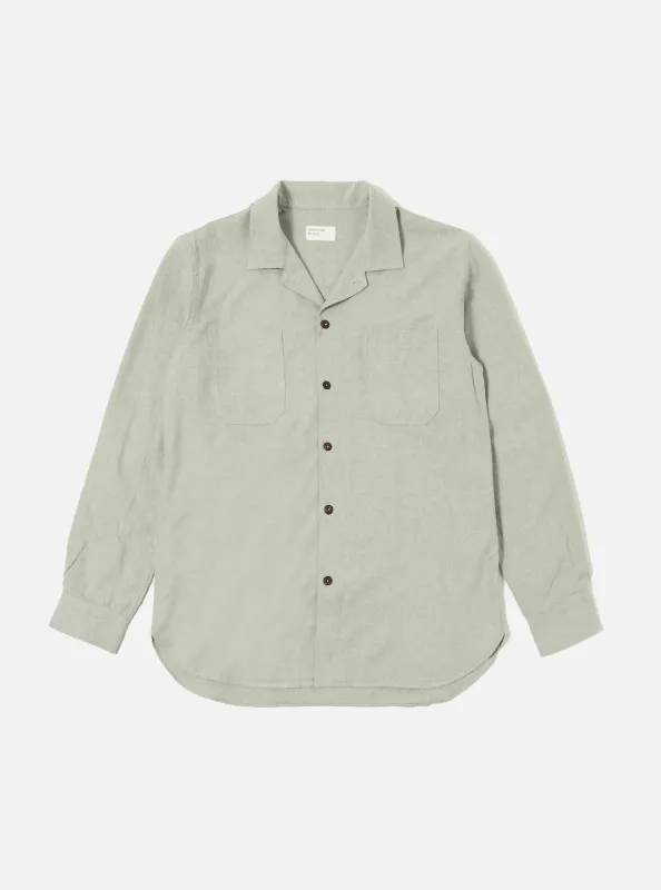 Grey Brushed Flannel Work Shirt sold by Universal Works