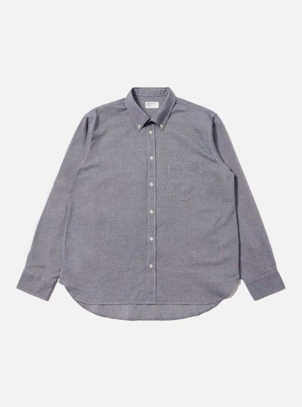 Navy Neptune Cotton Lazy Day Shirt sold by Universal Works