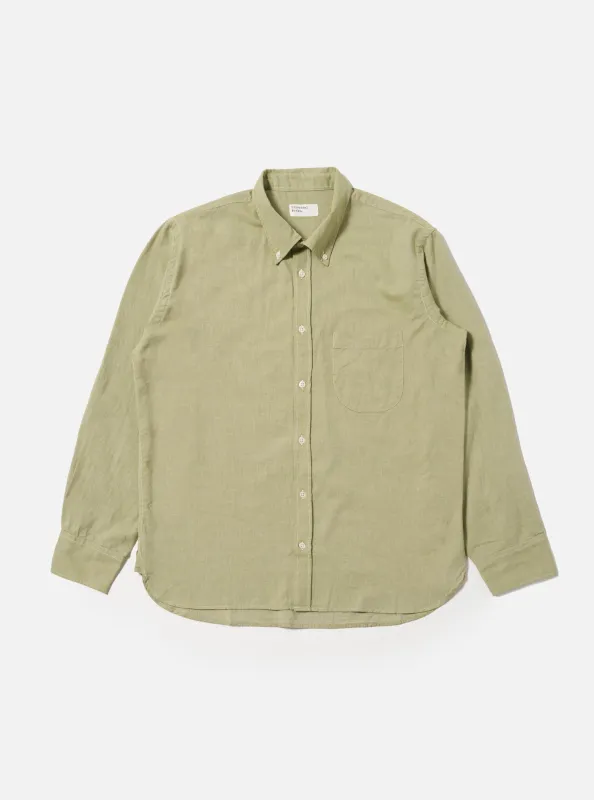 Green Neptune Cotton Lazy Day Shirt sold by Universal Works