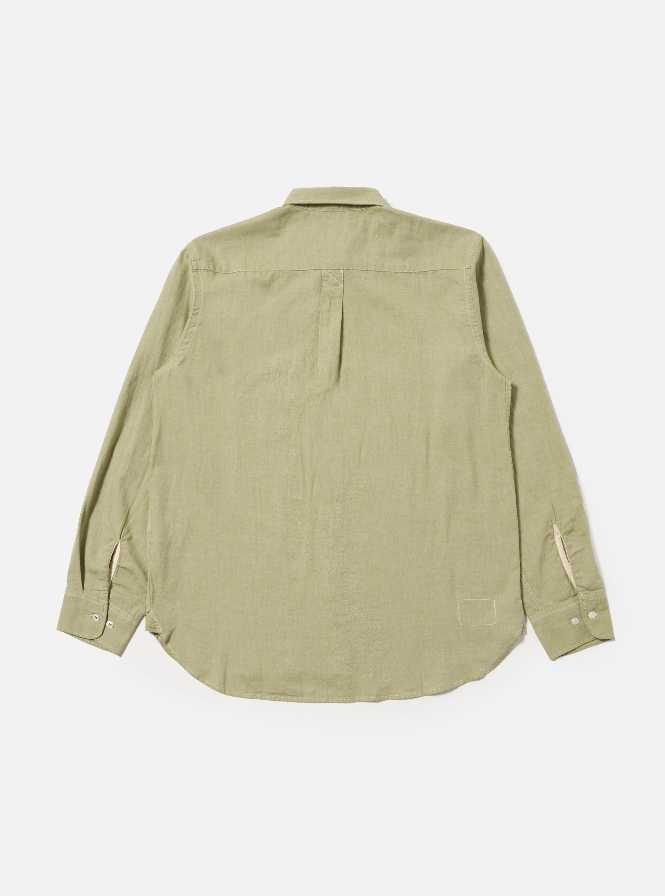 Green Neptune Cotton Lazy Day Shirt sold by Universal Works product image thumbnail 5