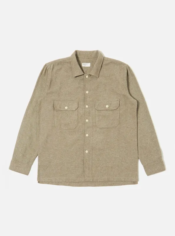 Olive Alaska Cotton Utility Shirt sold by Universal Works