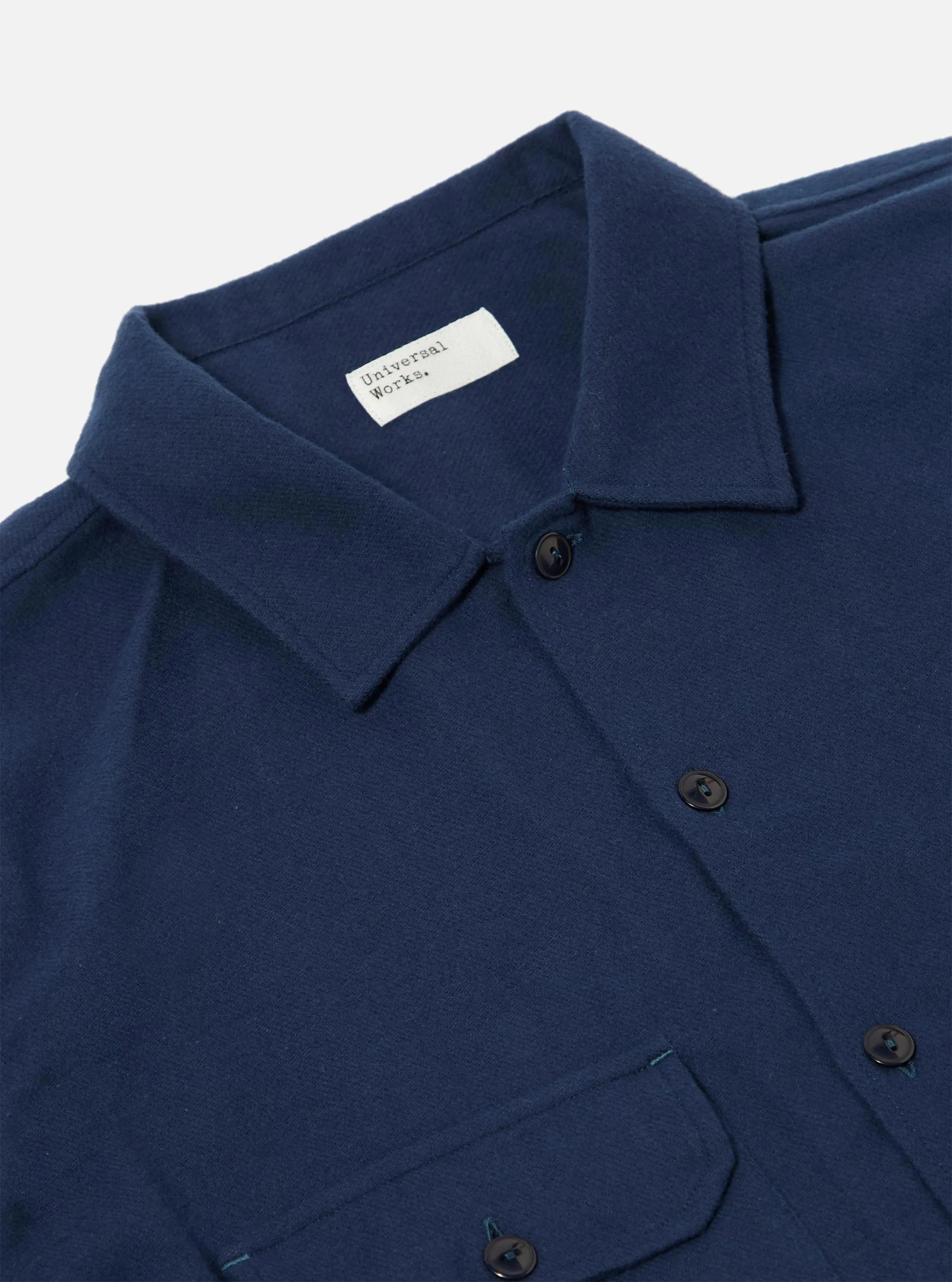 Navy Alaska Cotton Utility Shirt sold by Universal Works product image thumbnail 5