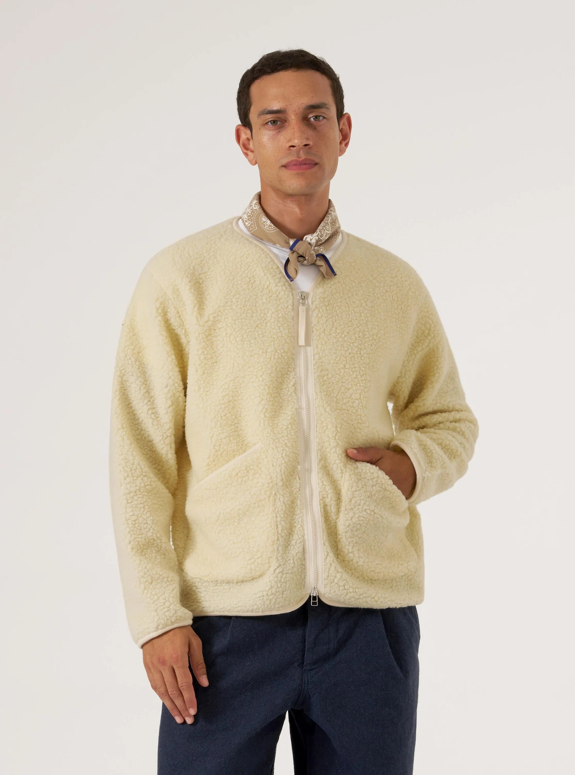 Sand Single Jersey Neckerchief sold by Universal Works product image thumbnail 2