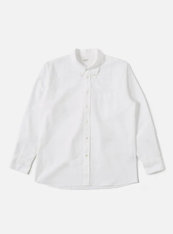 White Oxford Daybrook Shirt sold by Universal Works