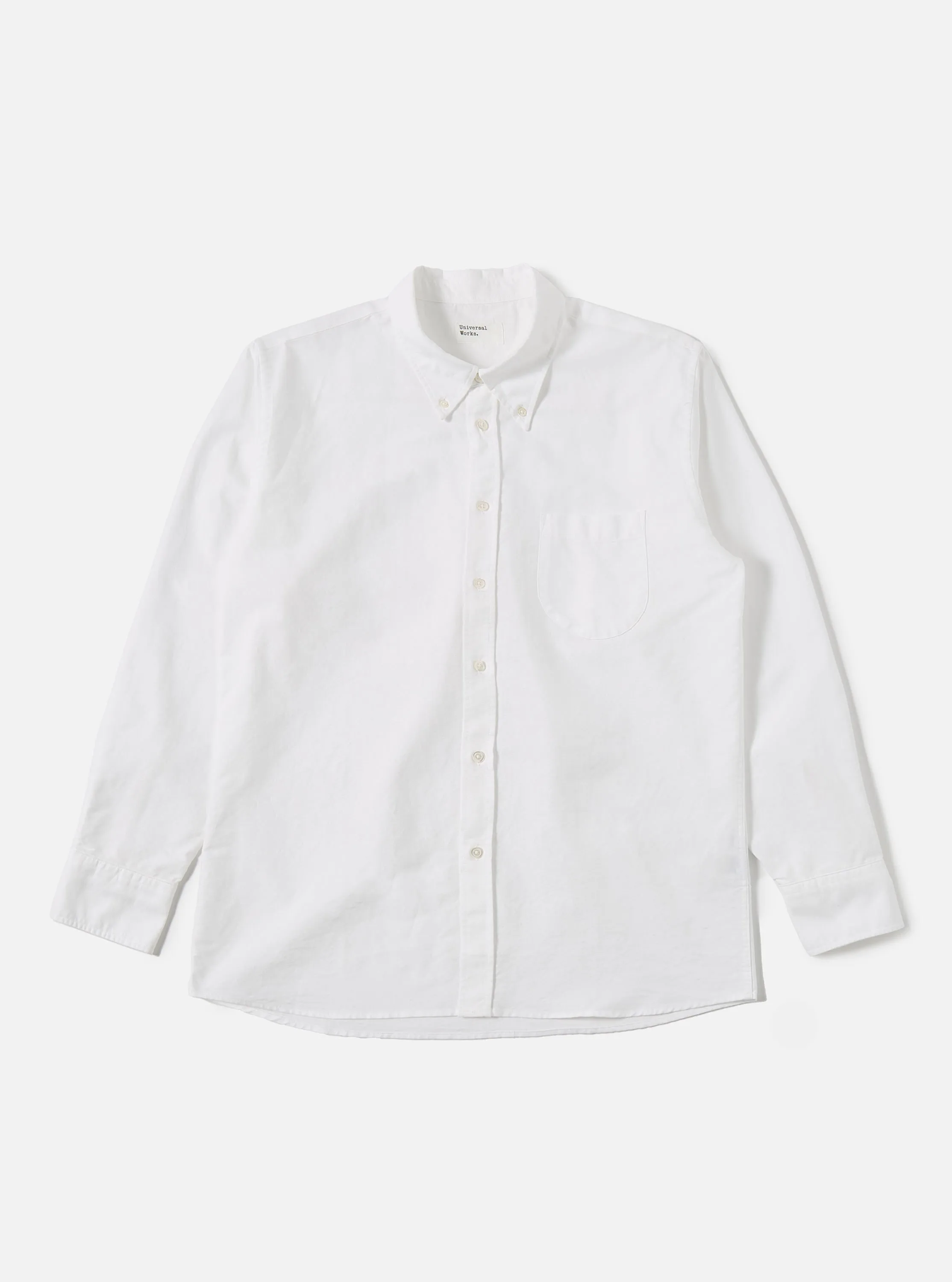 White Oxford Daybrook Shirt sold by Universal Works