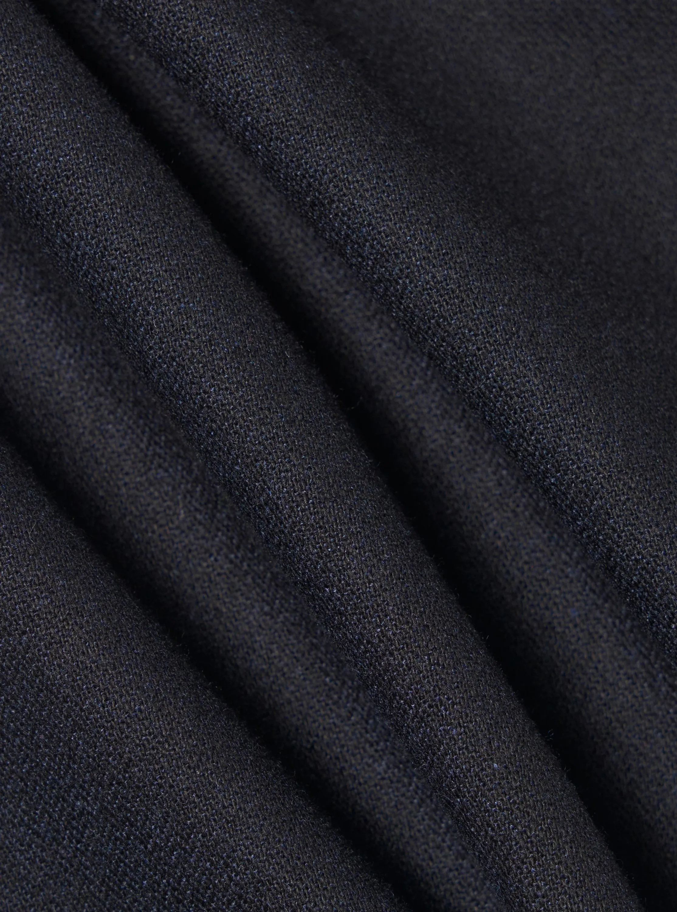 Dark Navy Upcycled Italian Tweed Pleated Track Pant sold by Universal Works product image thumbnail 4
