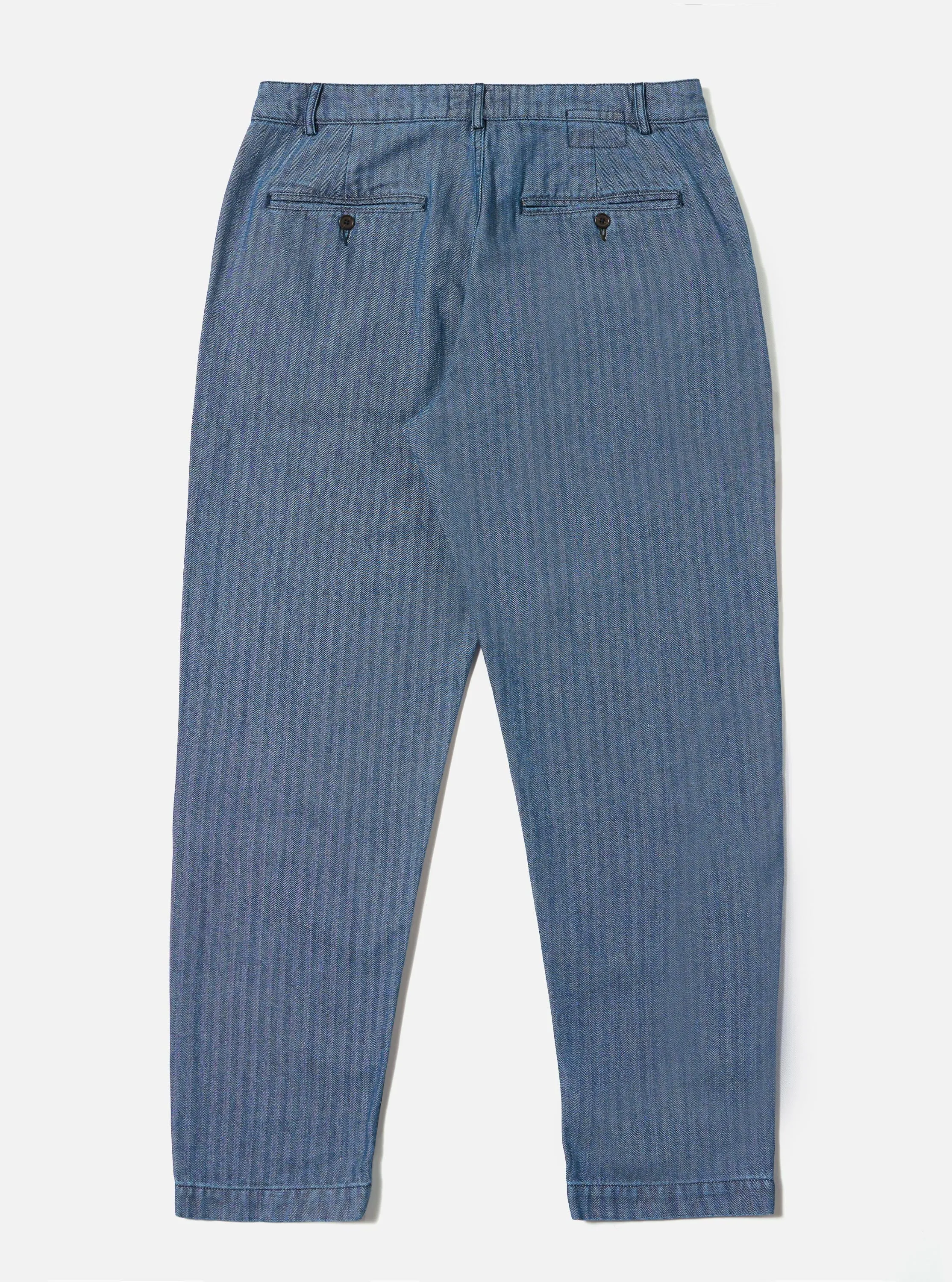 Indigo Denim Herringbone Military Chino sold by Universal Works product image thumbnail 5