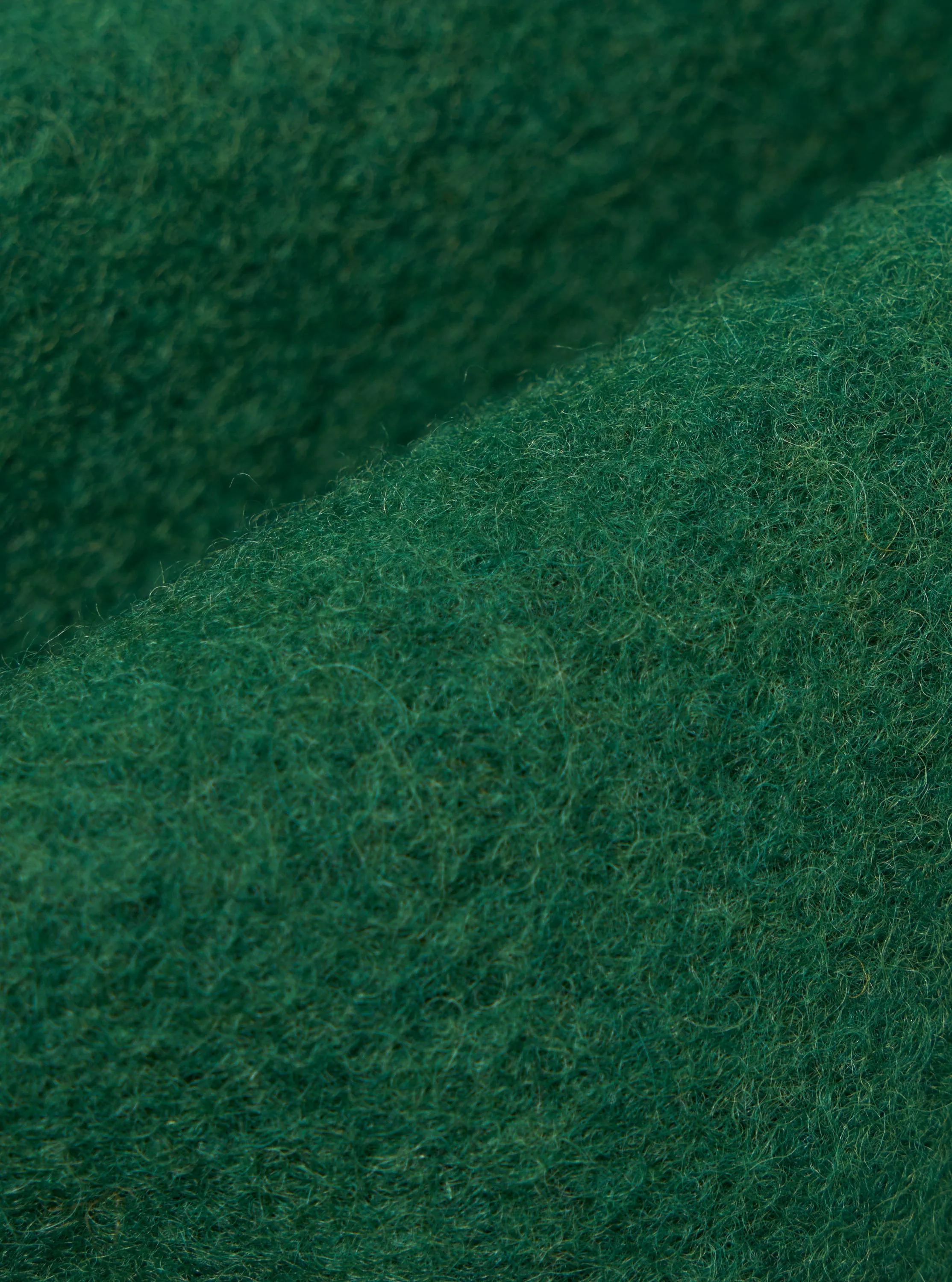 Green Wool Fleece Zip Liner Jacket sold by Universal Works product image thumbnail 4