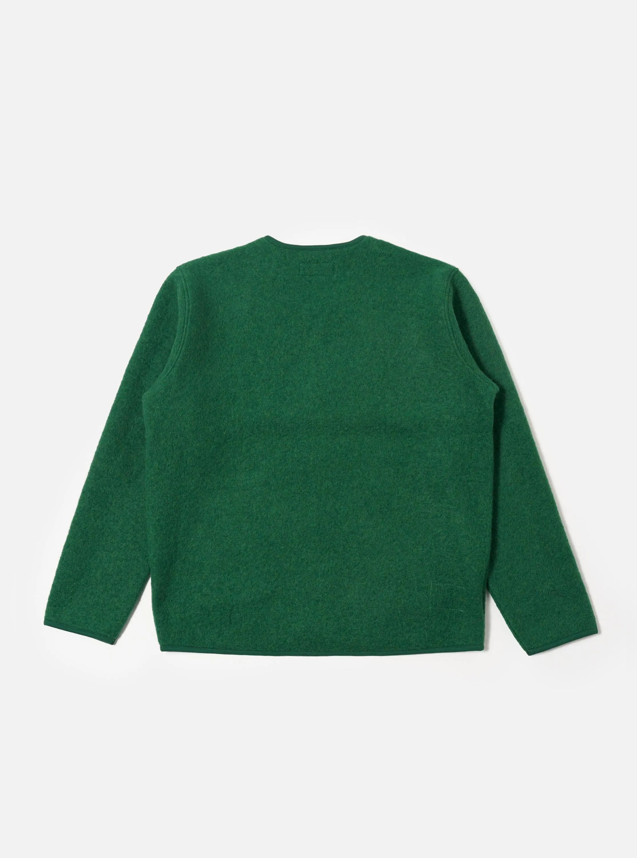 Green Wool Fleece Zip Liner Jacket sold by Universal Works product image thumbnail 5