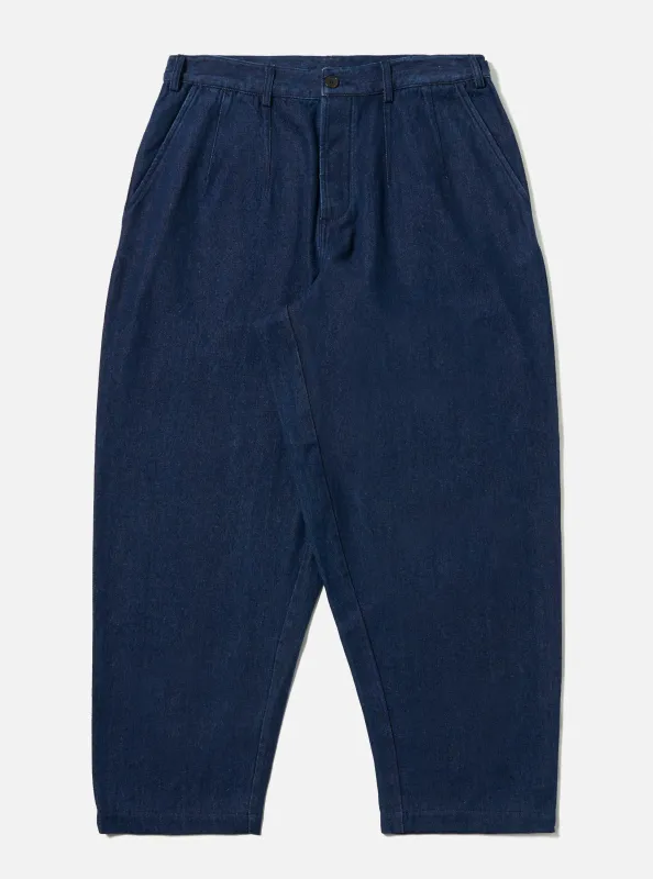 Indigo Work Denim Dutch Pant sold by Universal Works