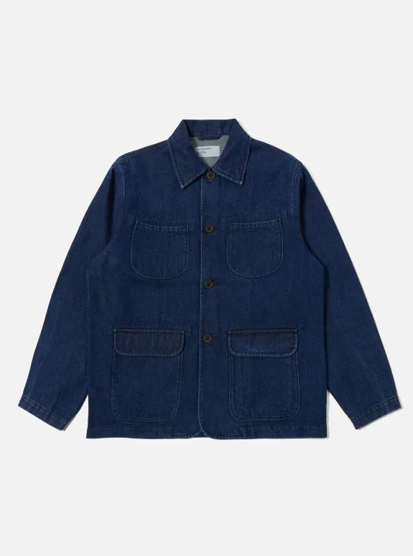 Indigo Work Denim Labour Jacket sold by Universal Works