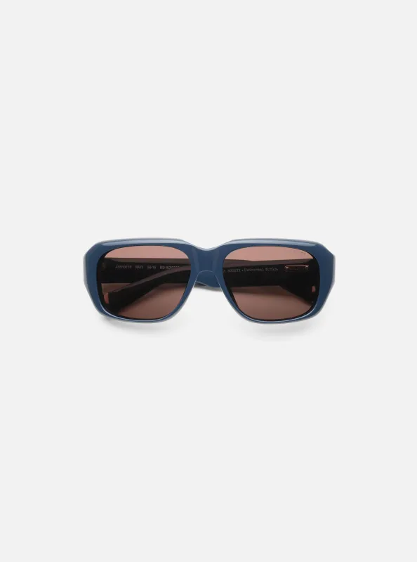 A. SOCIETY x Universal Works Navy Aberdeen Sunglasses sold by Universal Works