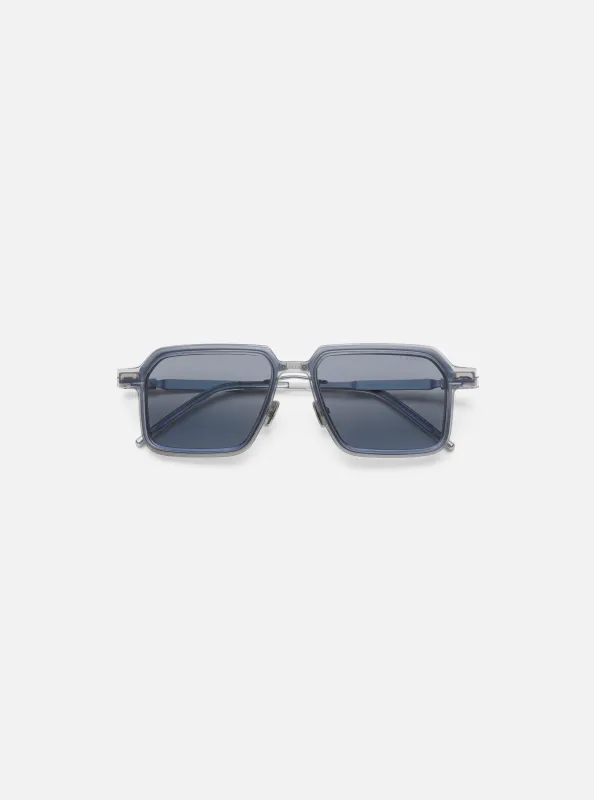 A. SOCIETY x Universal Works Silver/Grey Kowloon Eyewear sold by Universal Works