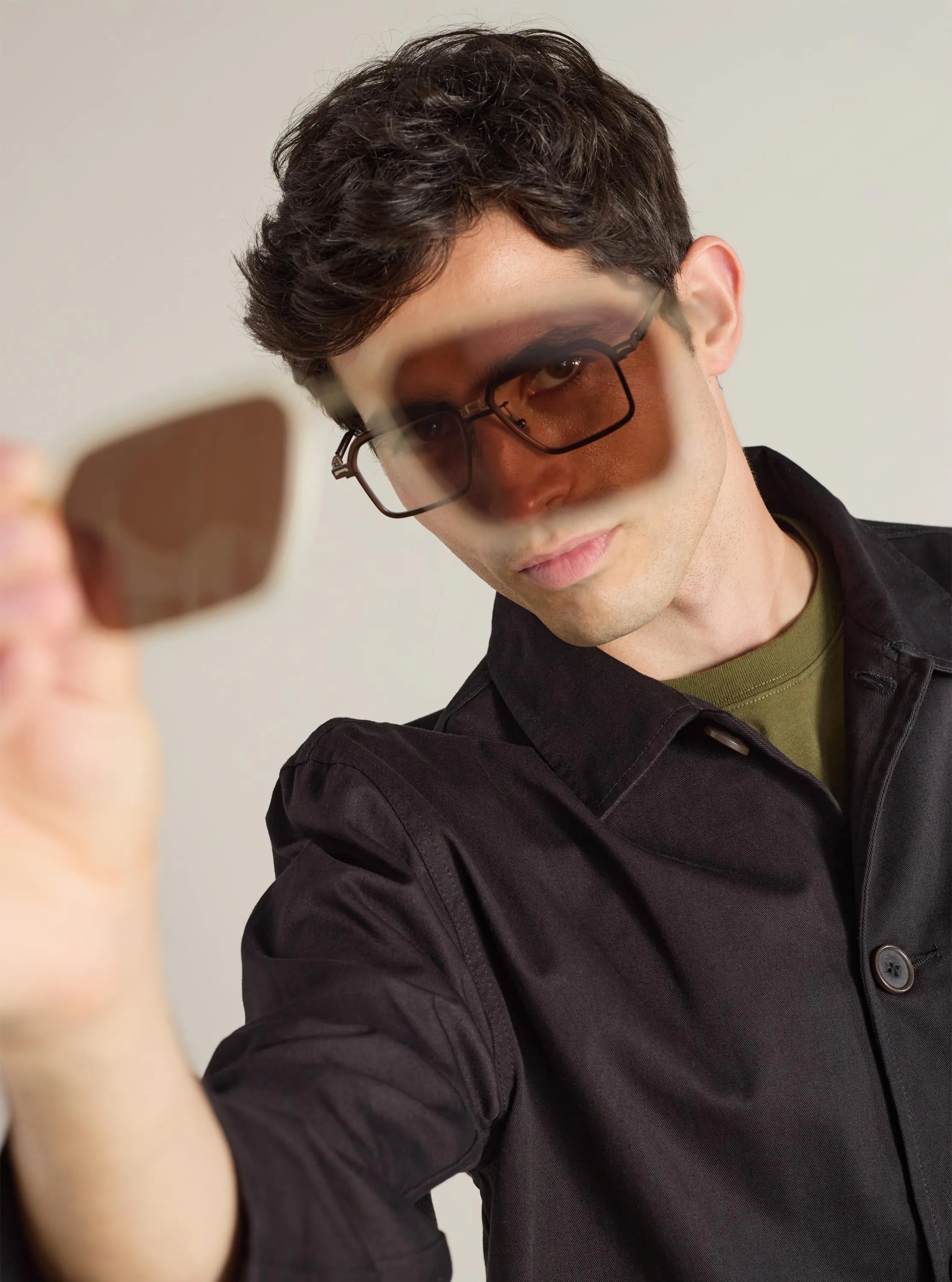 A. SOCIETY x Universal Works Brown/Honey Kowloon Eyewear sold by Universal Works product image thumbnail 2