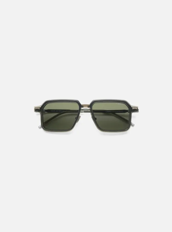 A. SOCIETY x Universal Works Olive/Green Kowloon Eyewear sold by Universal Works