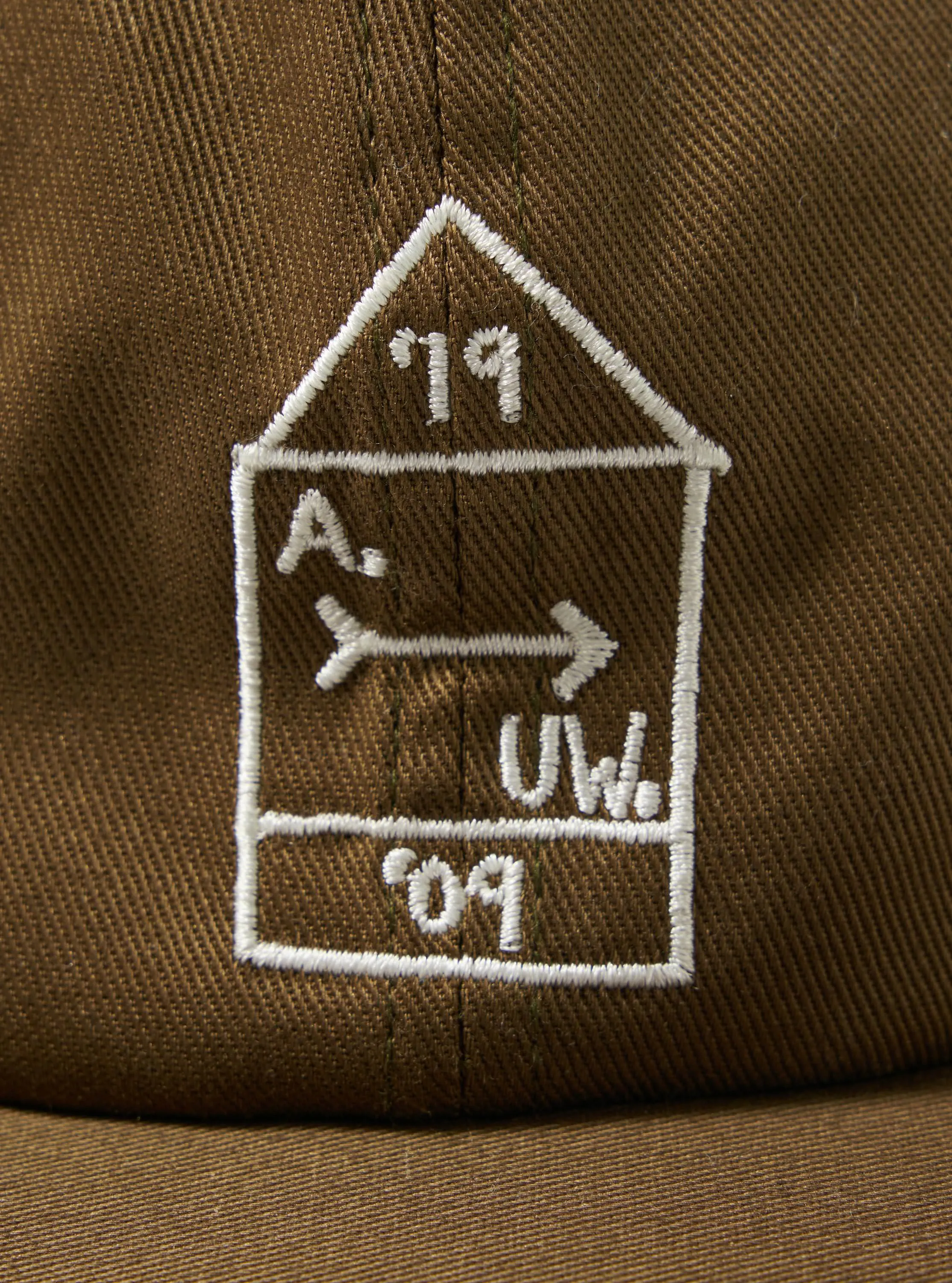 A. SOCIETY x Universal Works Olive Twill Cotton Baseball Hat sold by Universal Works product image thumbnail 3