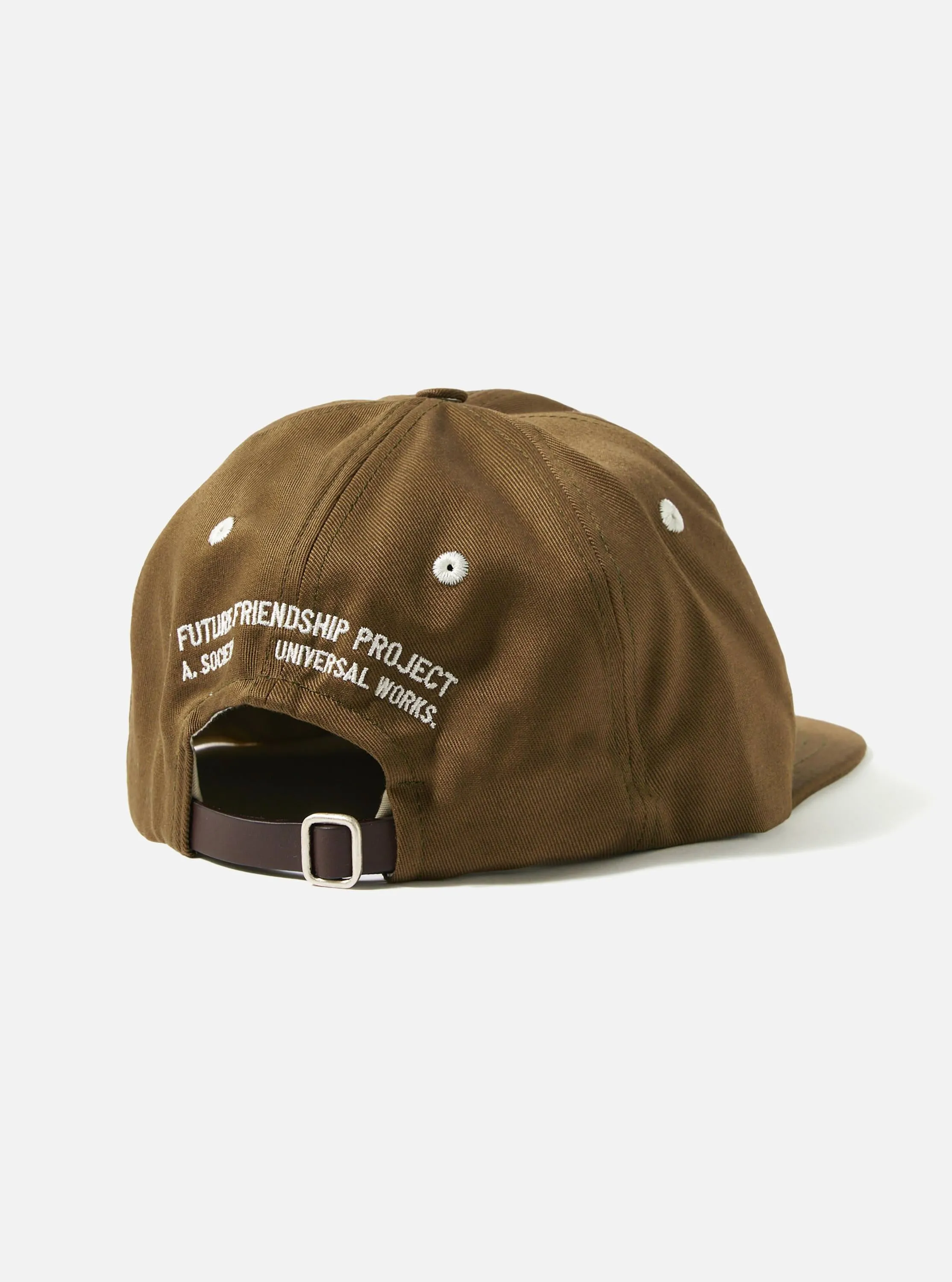 A. SOCIETY x Universal Works Olive Twill Cotton Baseball Hat sold by Universal Works product image thumbnail 4