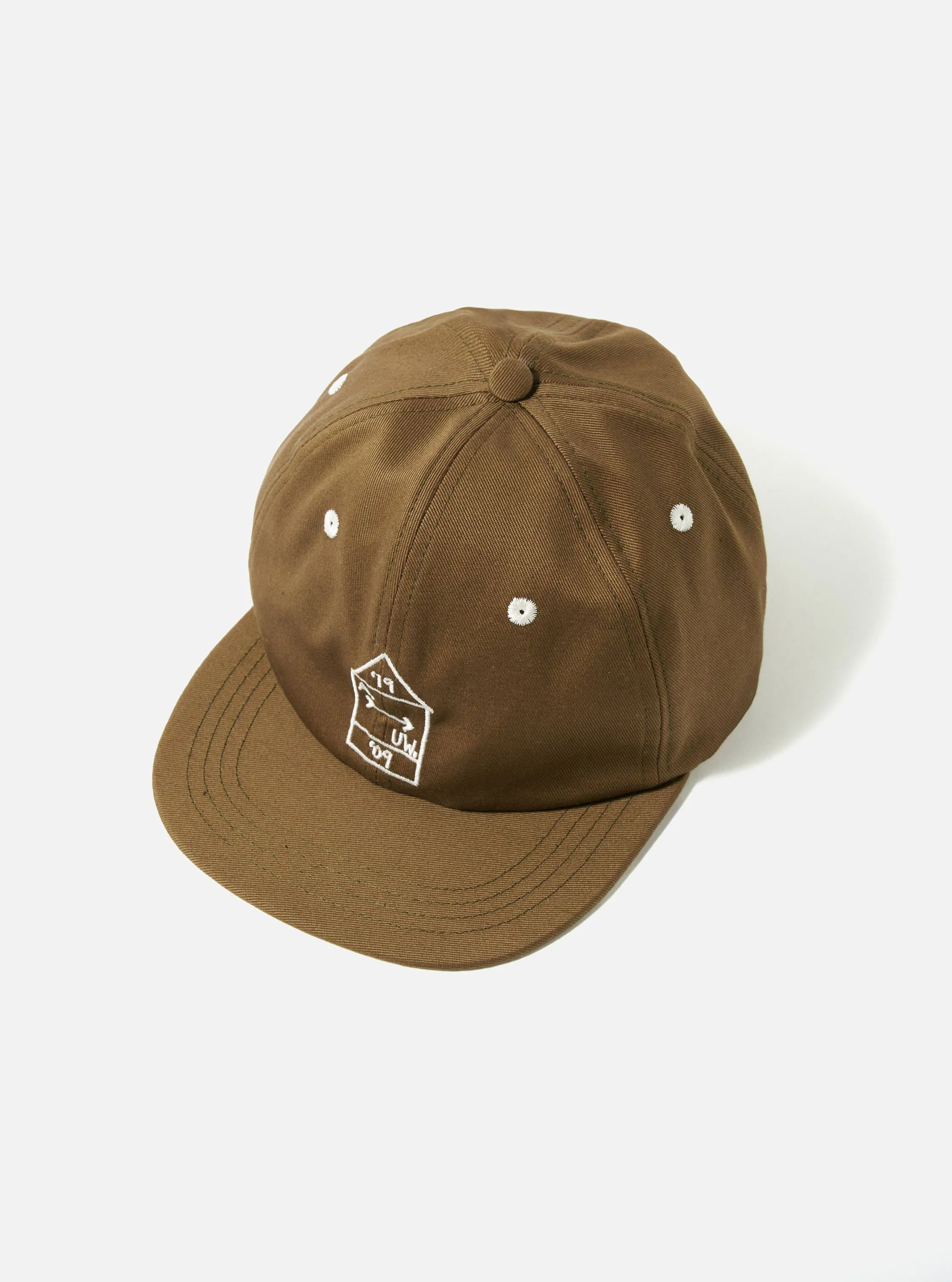 A. SOCIETY x Universal Works Olive Twill Cotton Baseball Hat sold by Universal Works product image thumbnail 2