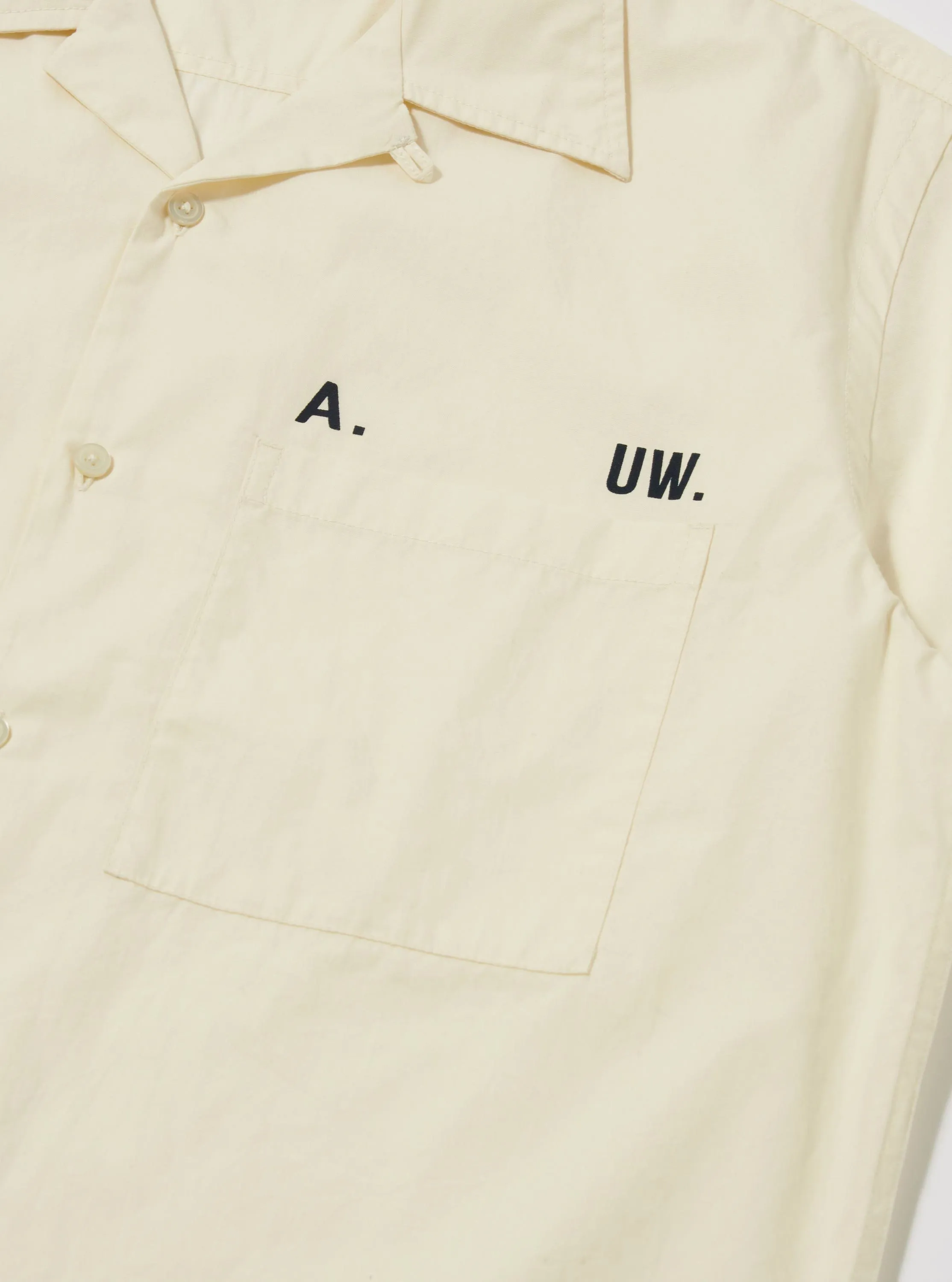 A. SOCIETY x Universal Works Ecru Broadcloth Camp Shirt sold by Universal Works product image thumbnail 5