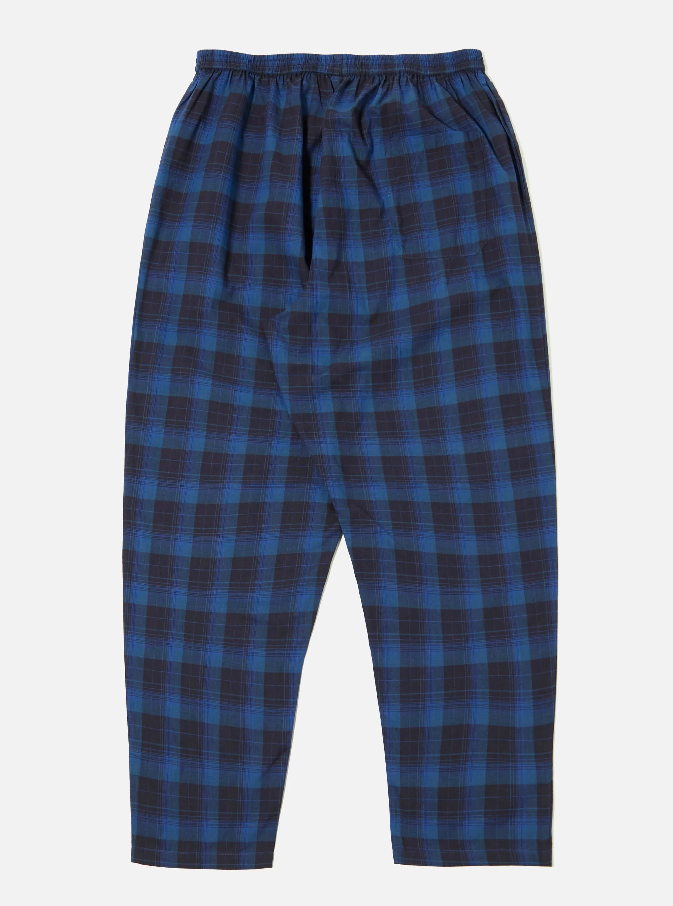 Navy/Blue Check Pyjama Pant sold by Universal Works product image thumbnail 3