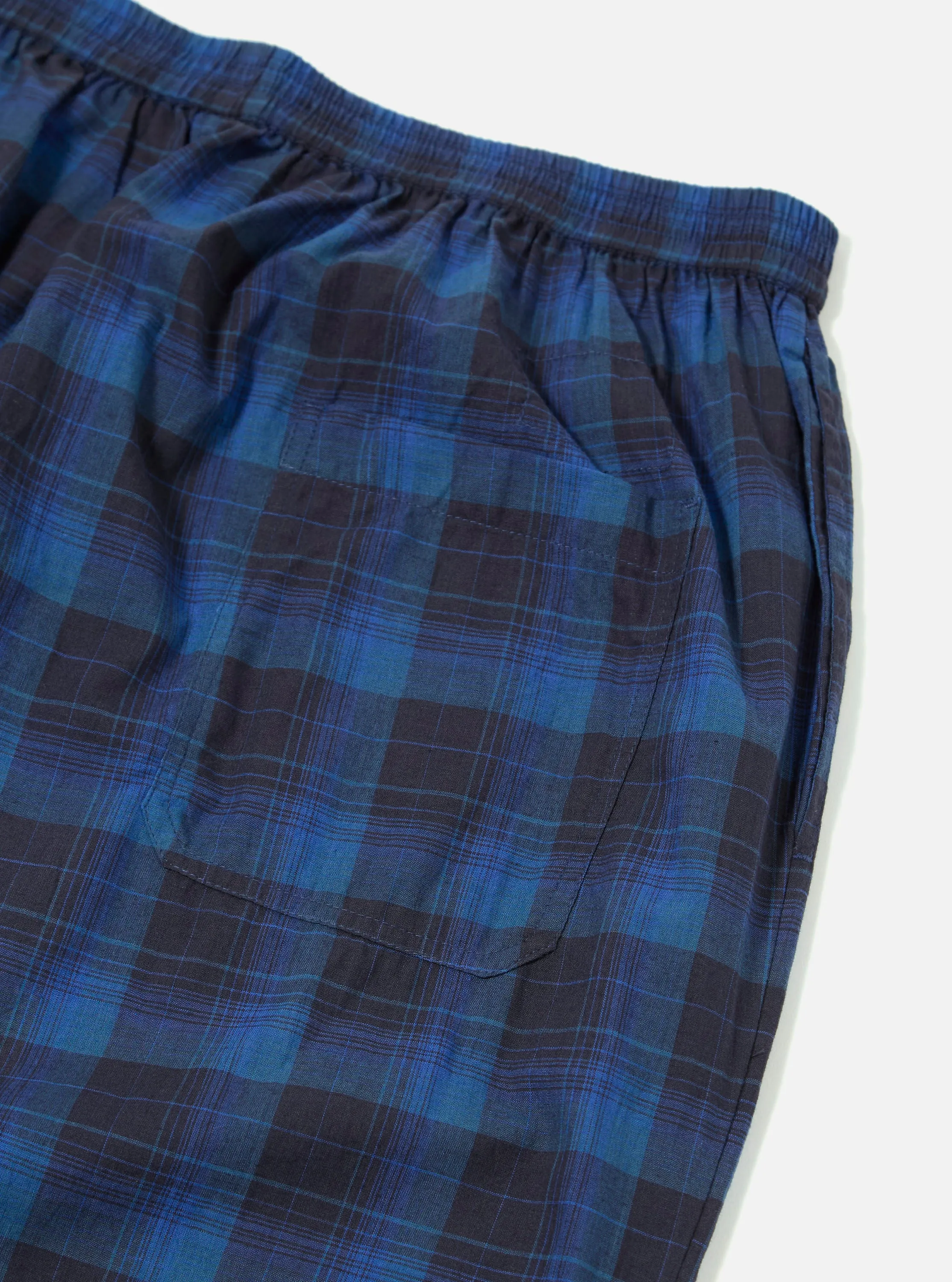 Navy/Blue Check Pyjama Pant sold by Universal Works product image thumbnail 5