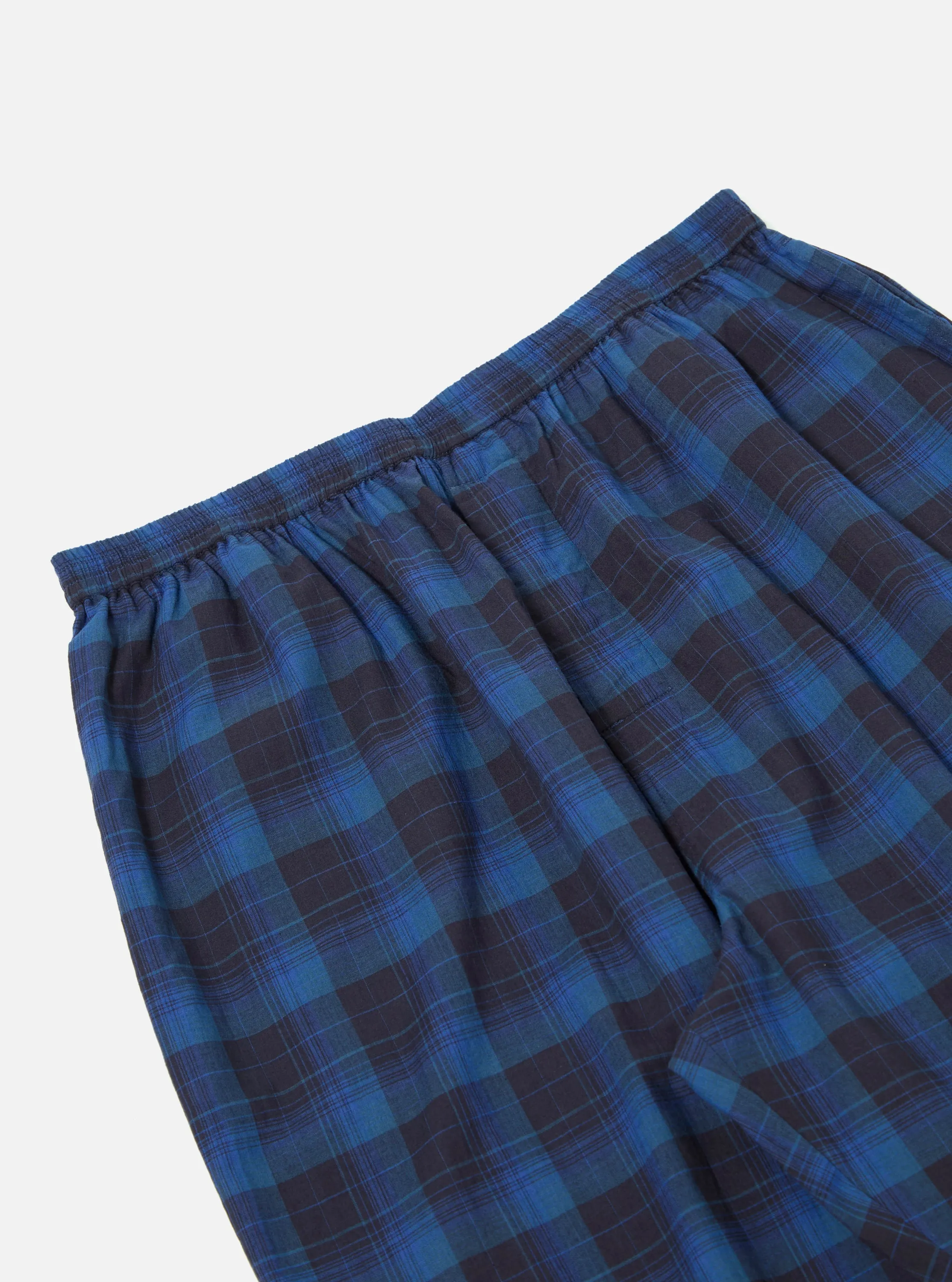 Navy/Blue Check Pyjama Pant sold by Universal Works product image thumbnail 4