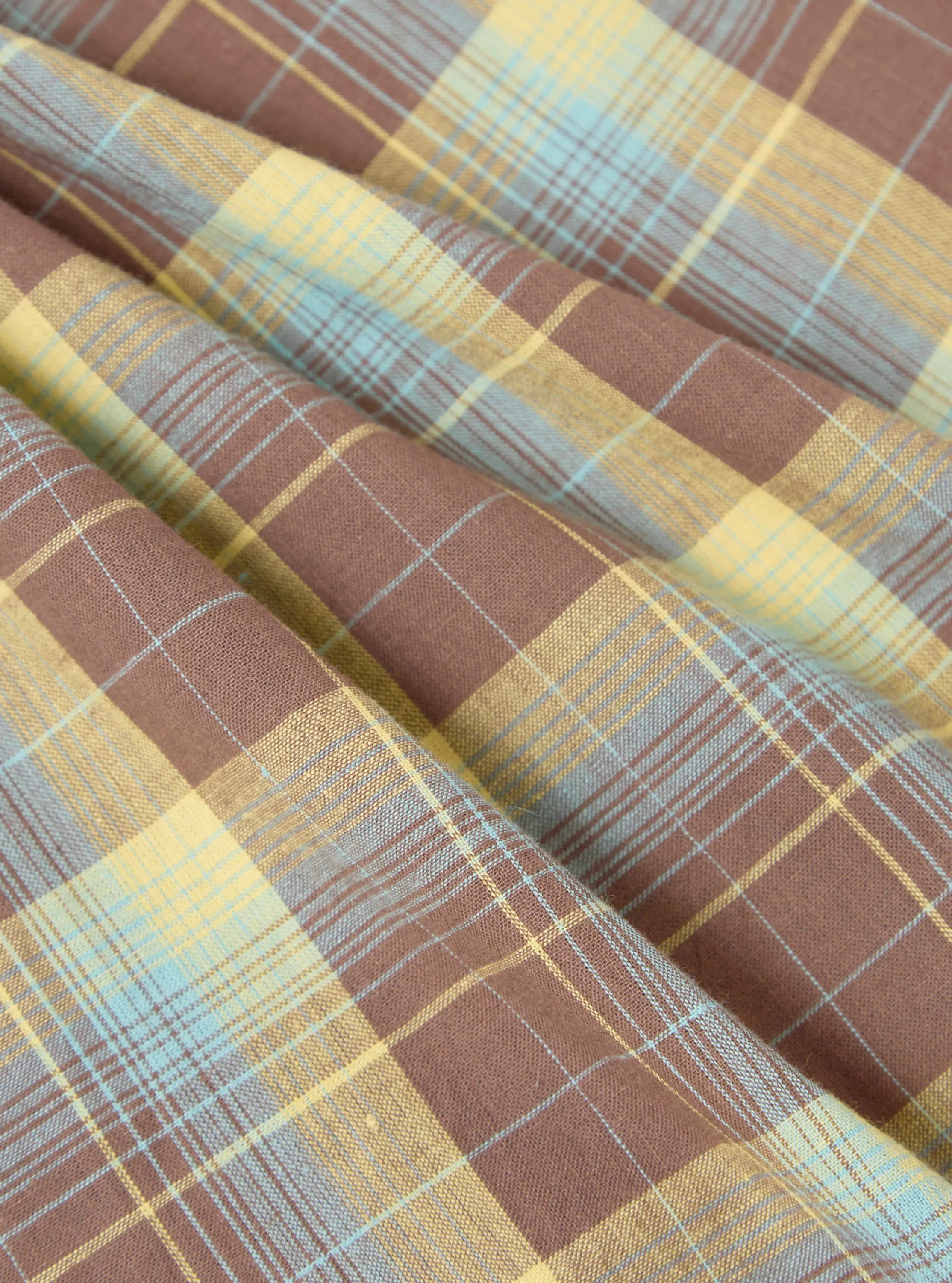 Yellow/Brown Check Pyjama Pant sold by Universal Works product image thumbnail 2