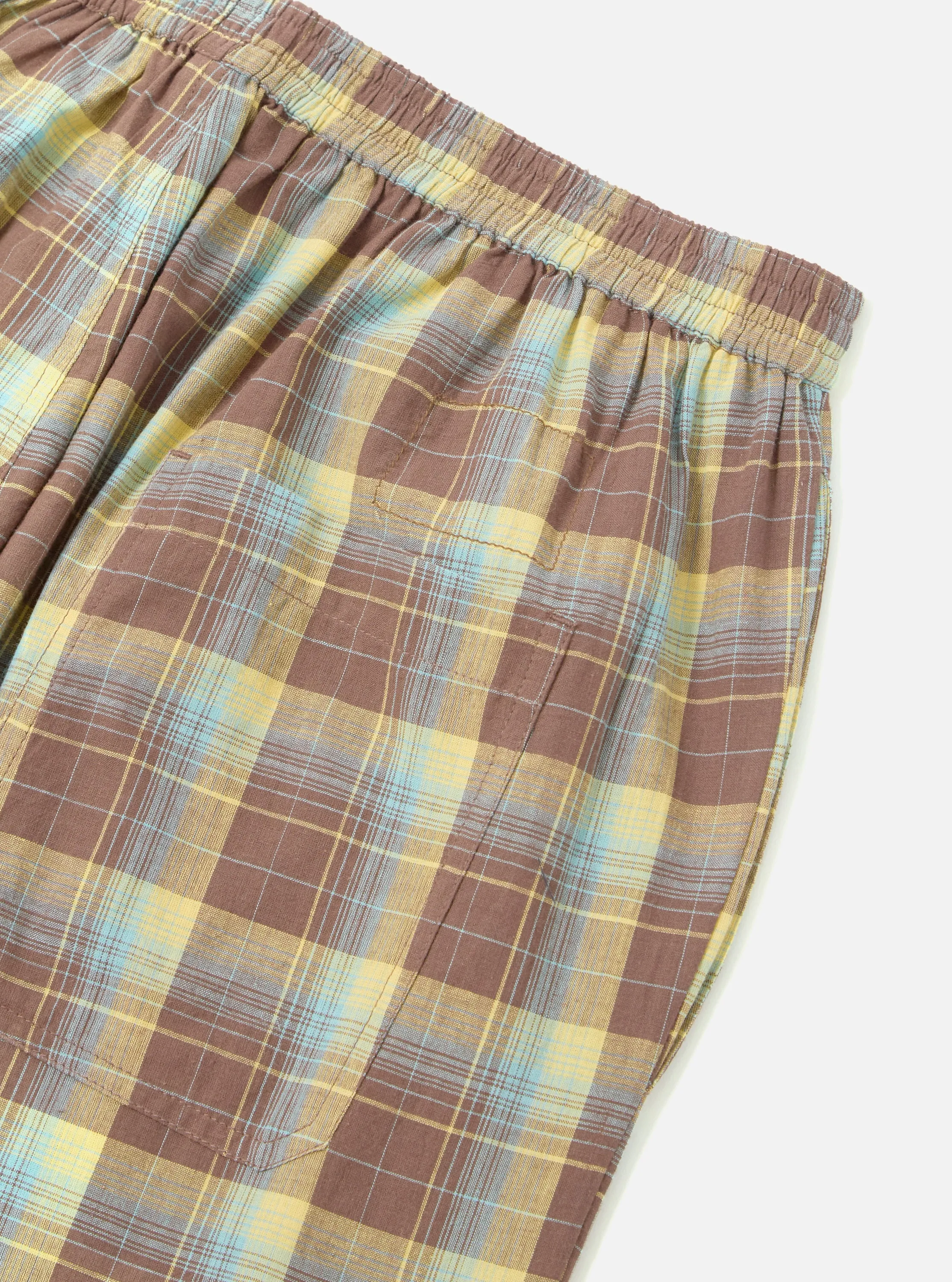 Yellow/Brown Check Pyjama Pant sold by Universal Works product image thumbnail 5