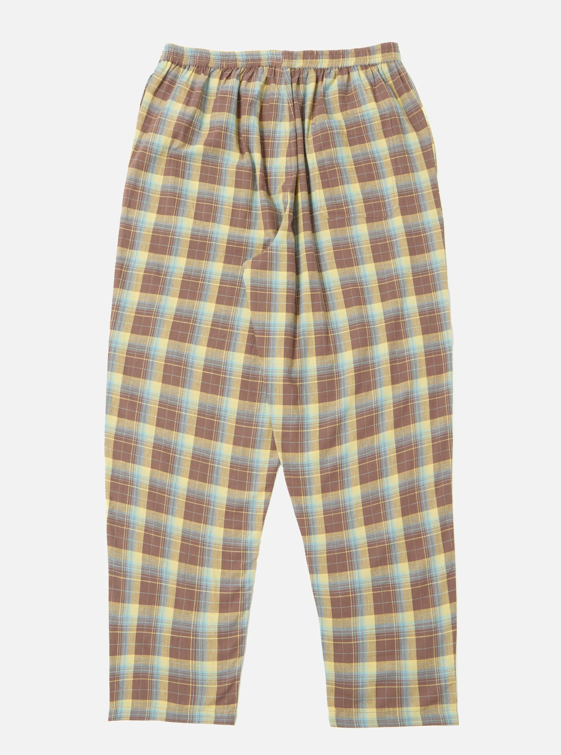 Yellow/Brown Check Pyjama Pant sold by Universal Works product image thumbnail 3