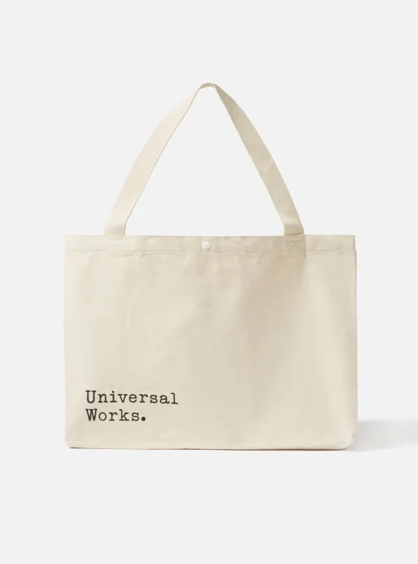 Ecru Cotton Canvas Tote Bag sold by Universal Works
