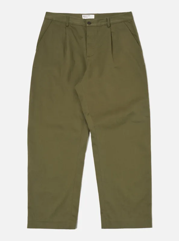 Light Olive Twill Duke Pant sold by Universal Works