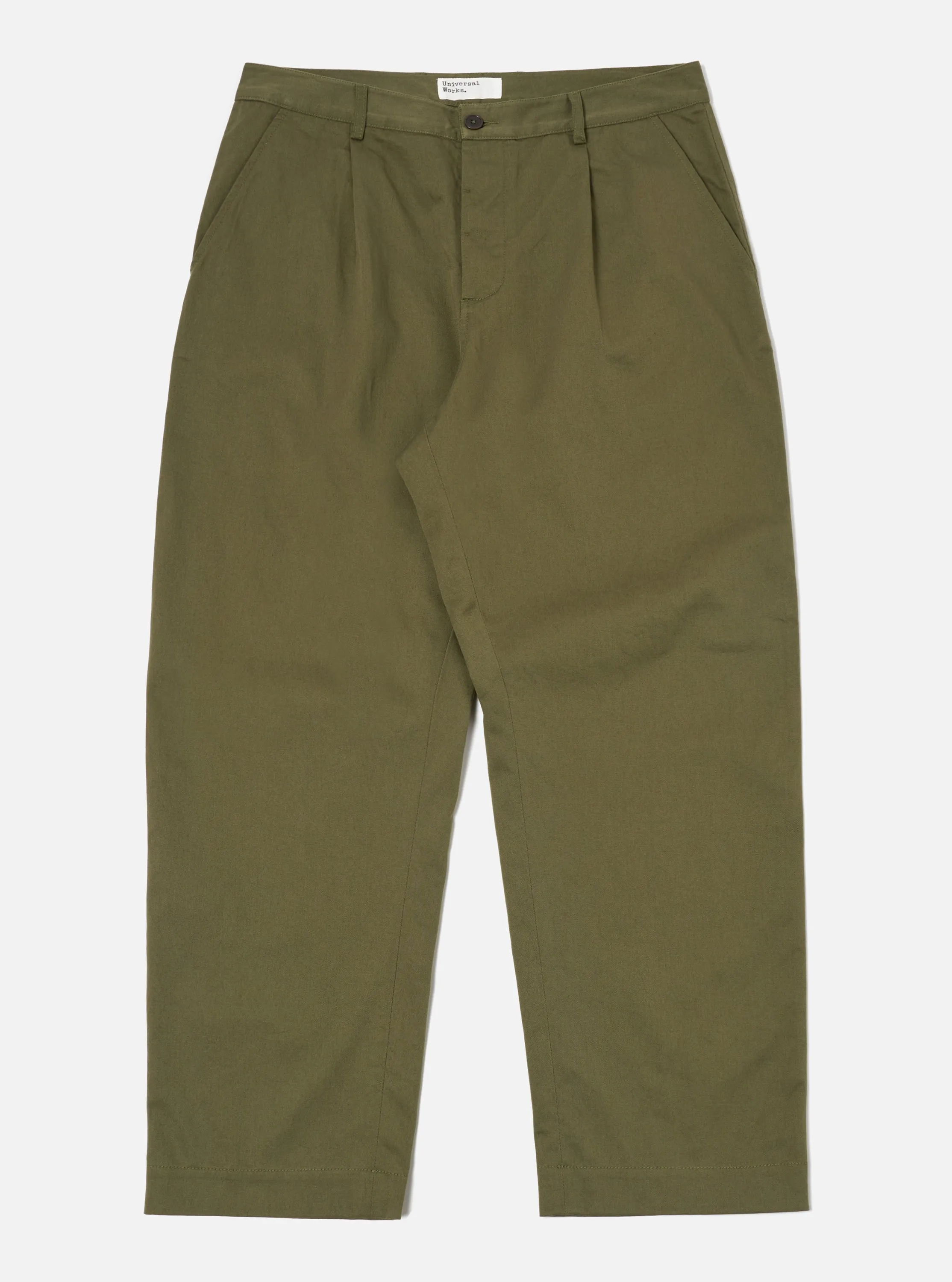Light Olive Twill Duke Pant sold by Universal Works